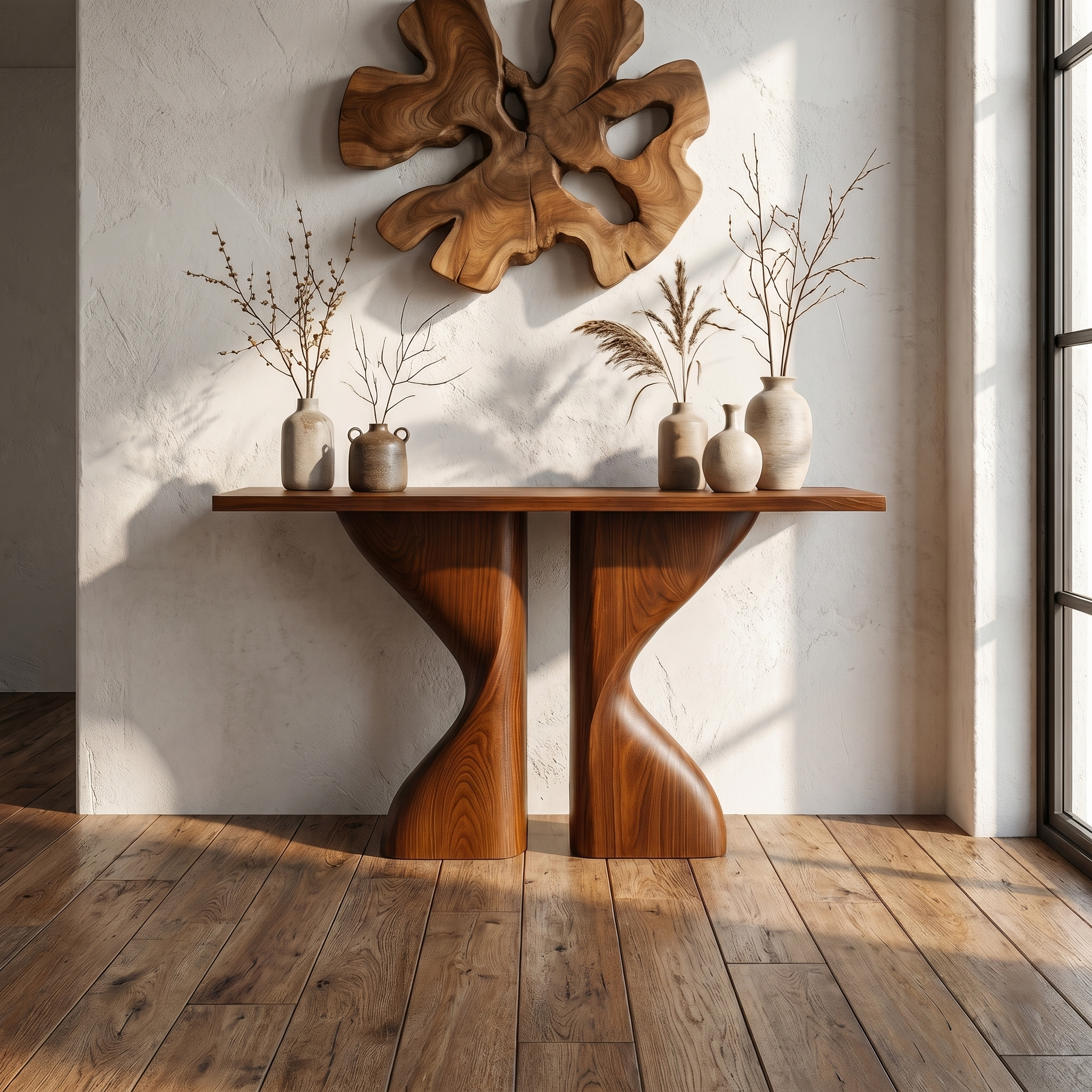 Midcentury Console Table Living Room SINLSACS143