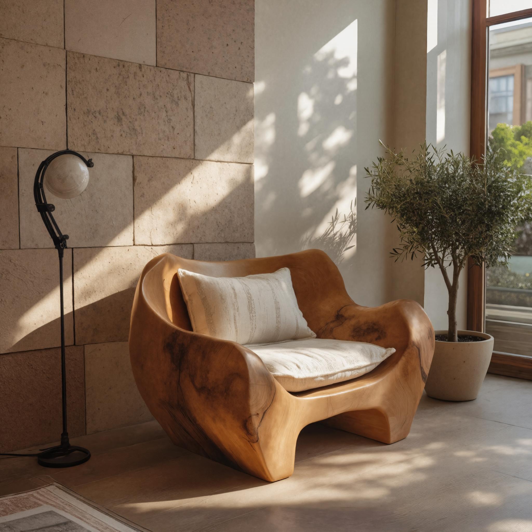 Modern Sculpted Armchair For Living Room Or Lounge SITHHNCHR039