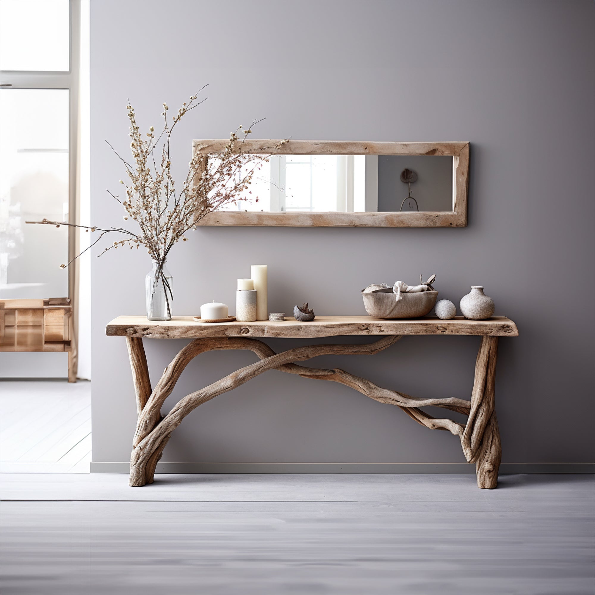 Rustic Entryway Console Table Handcrafted Farmhouse Homes SILDTCS018