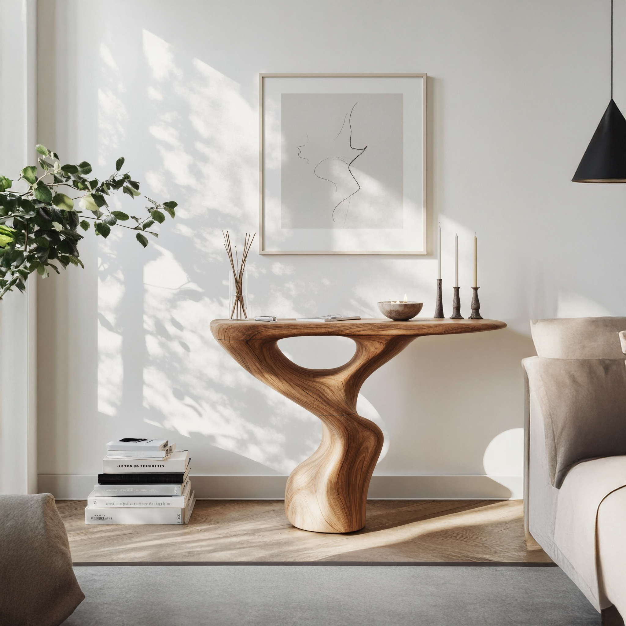 Rustic Accent Table Entryway Design SILDTTNCS204