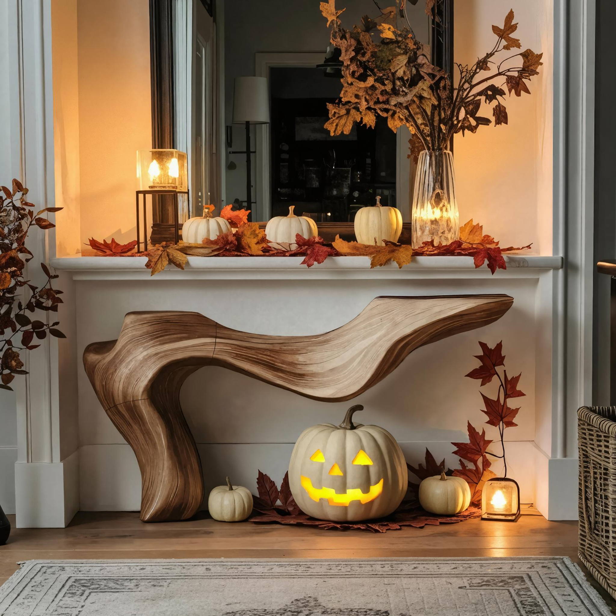 Modern Live Edge Coffee Table For Furniture Decor Halloween Decoration SILDTTNHCS005