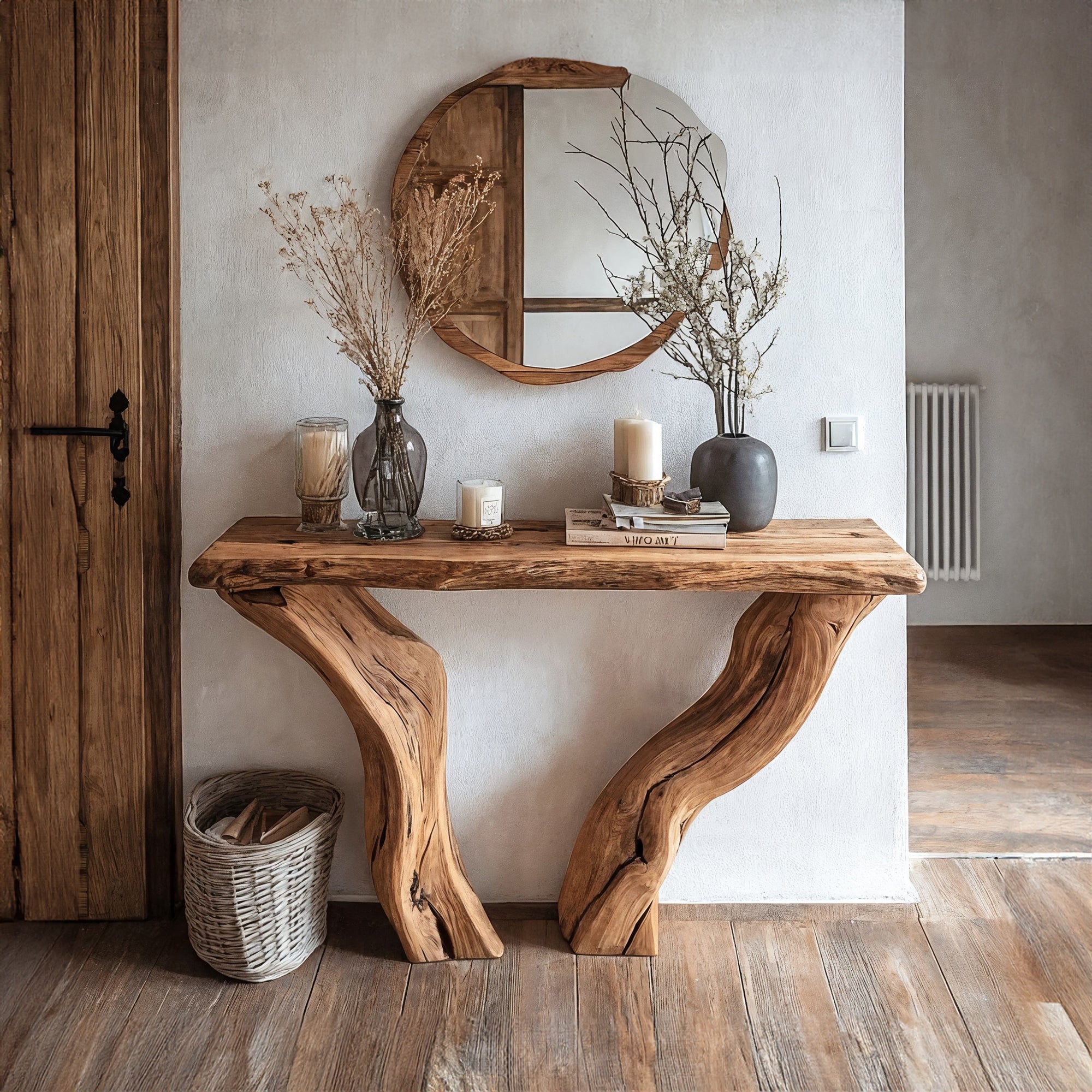 Entryway Console Table Handcrafted SILDTCS050