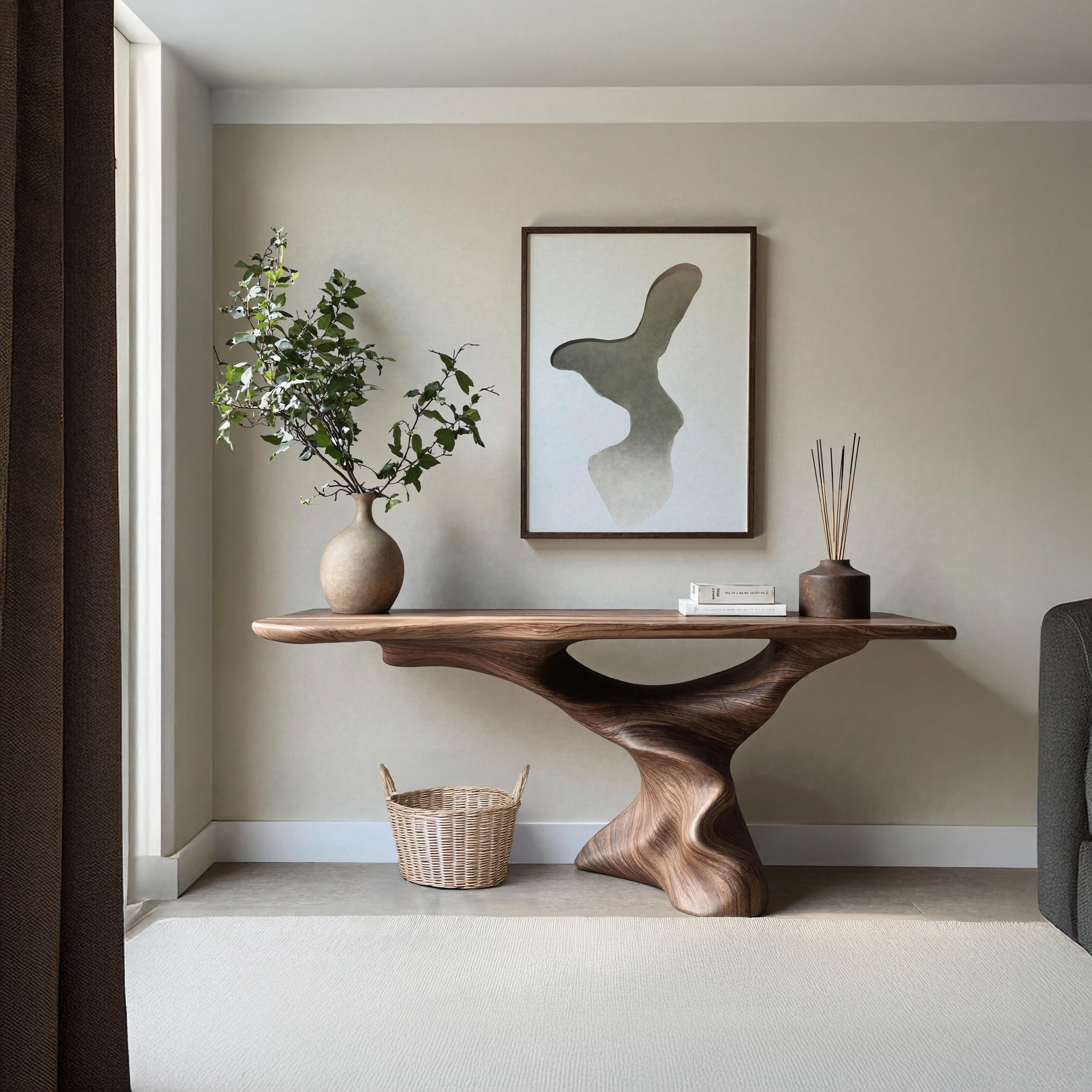 Mid Century Modern Console Table For Living Room SILDTTNCS220