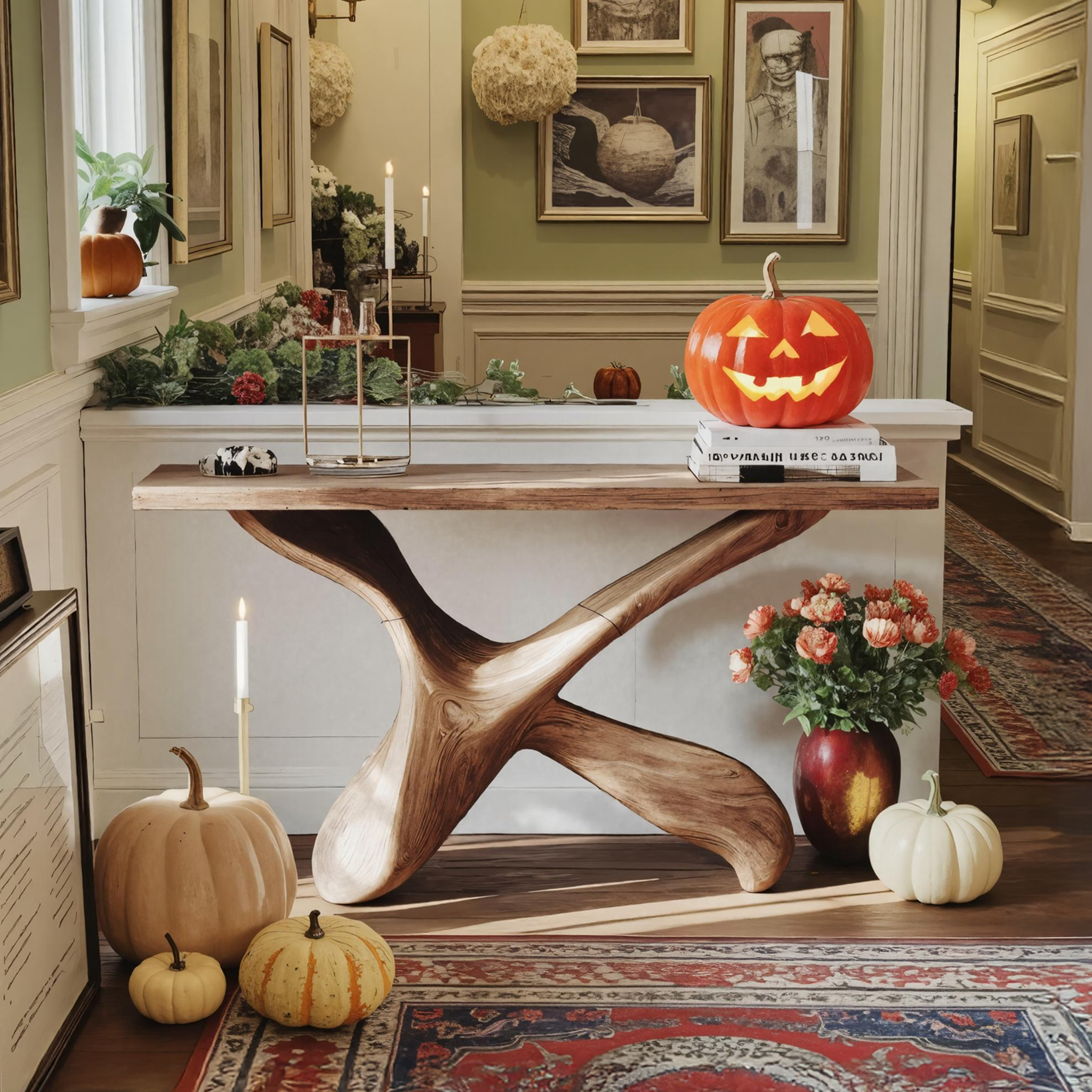 Handcrafted Live Edge Coffee Table For Entryway Design Halloween Decor SILDTTNHCS008