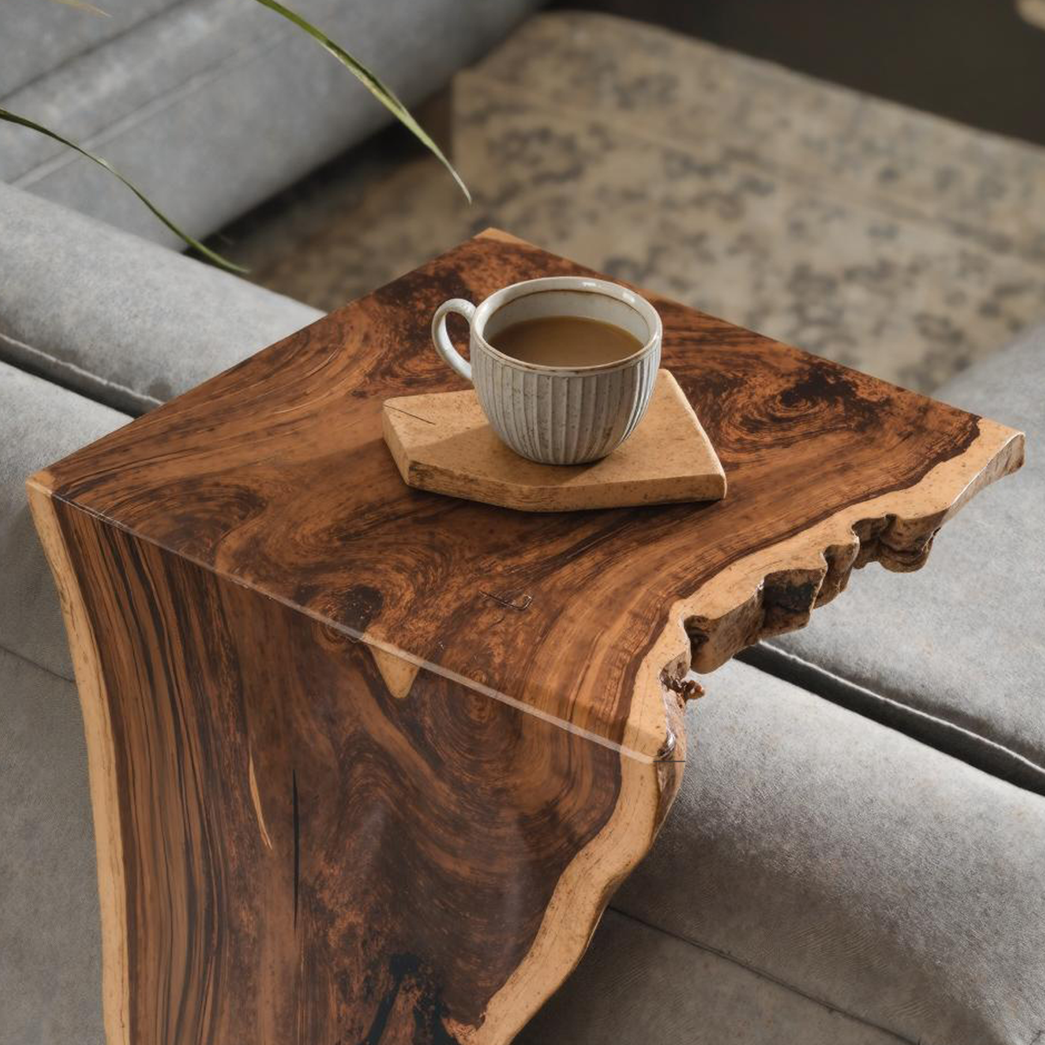 Farmhouse Sofa Armrest Table For Practical Storage And Style SILDTAR005