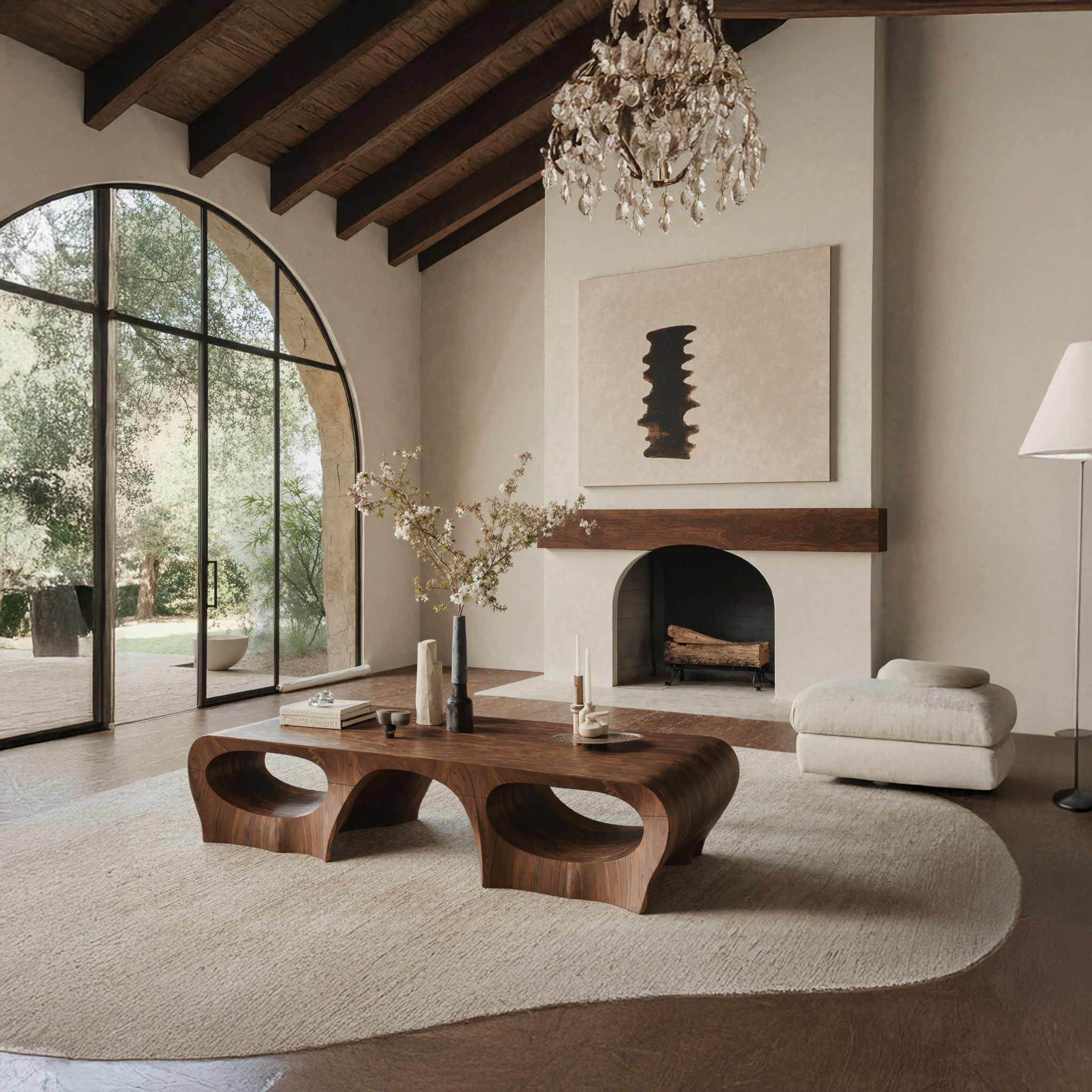 Rustic Coffee Table For Cabin Style Interiors SILDTTNCF019
