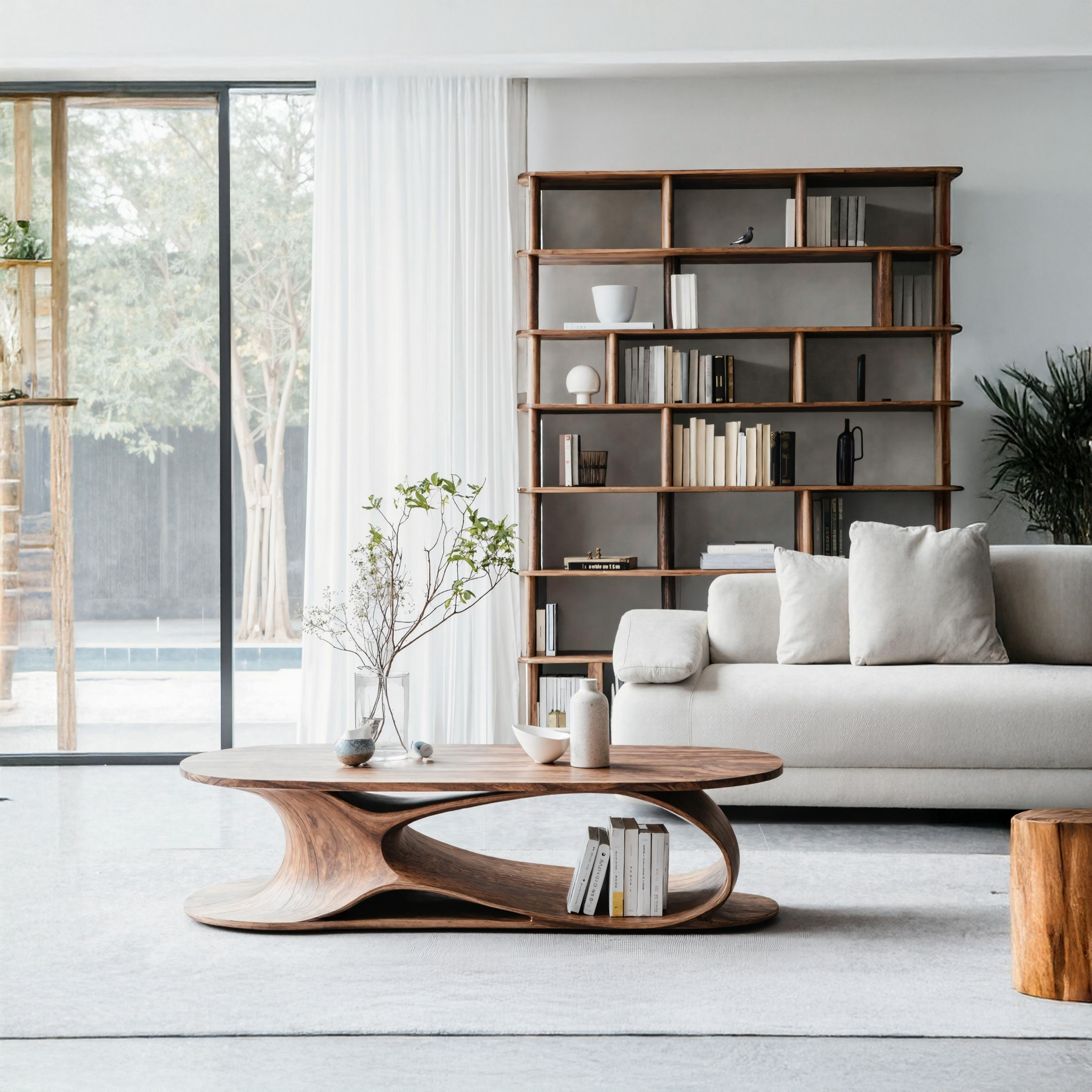Mid Century Solid Wood Table For Cozy Interiors SILDTTNCF004