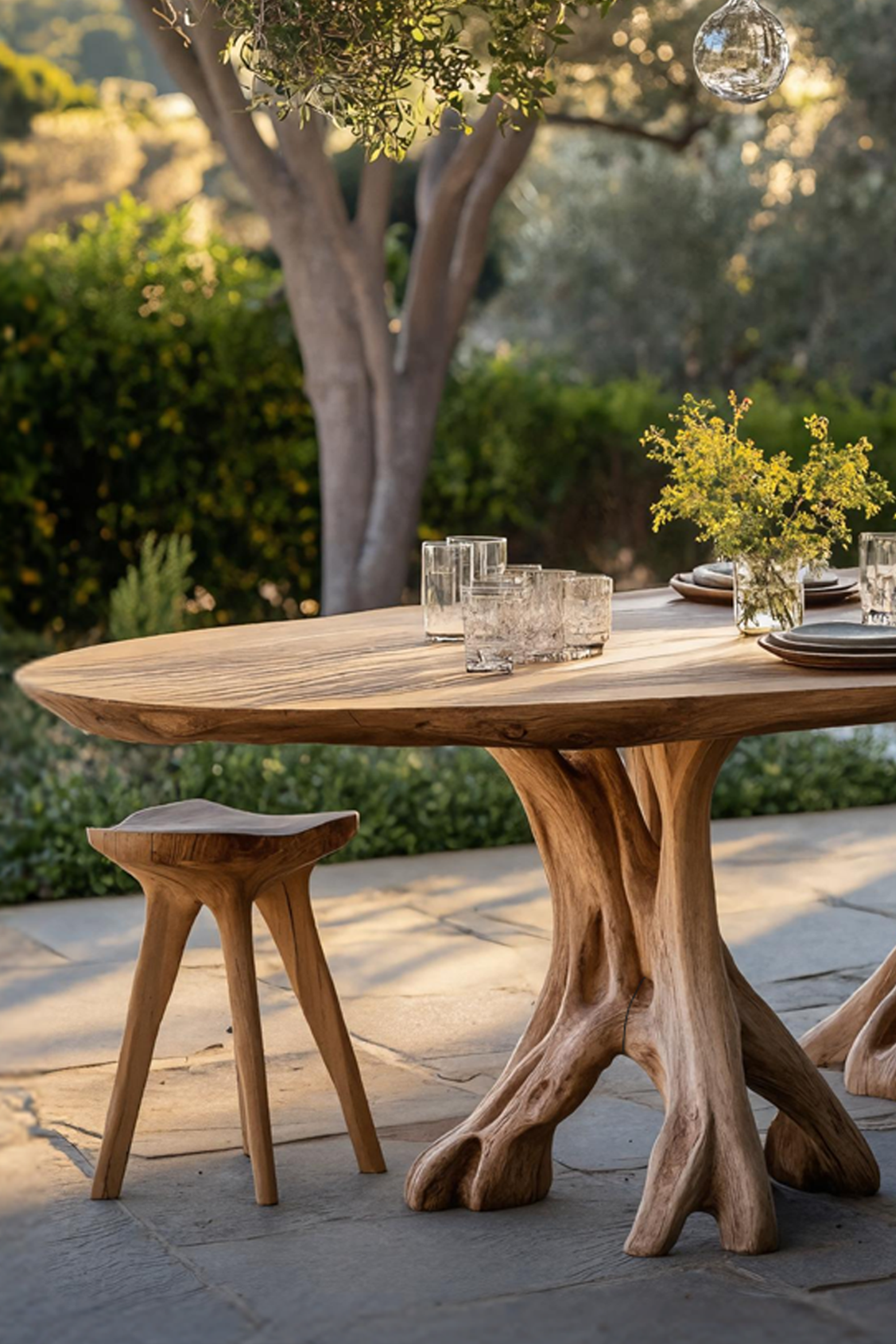 Rustic Wood Dining Table For Cozy Kitchen Decor SILDTTNDN005