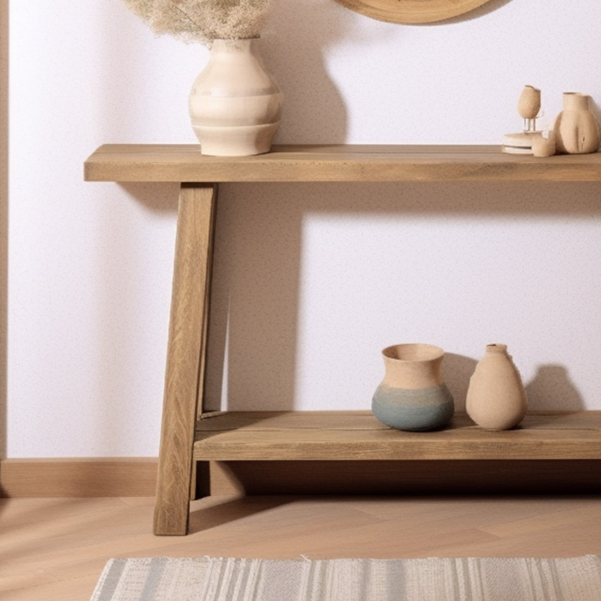 Narrow Floating Console Table For Natural Touch SILDTCS003