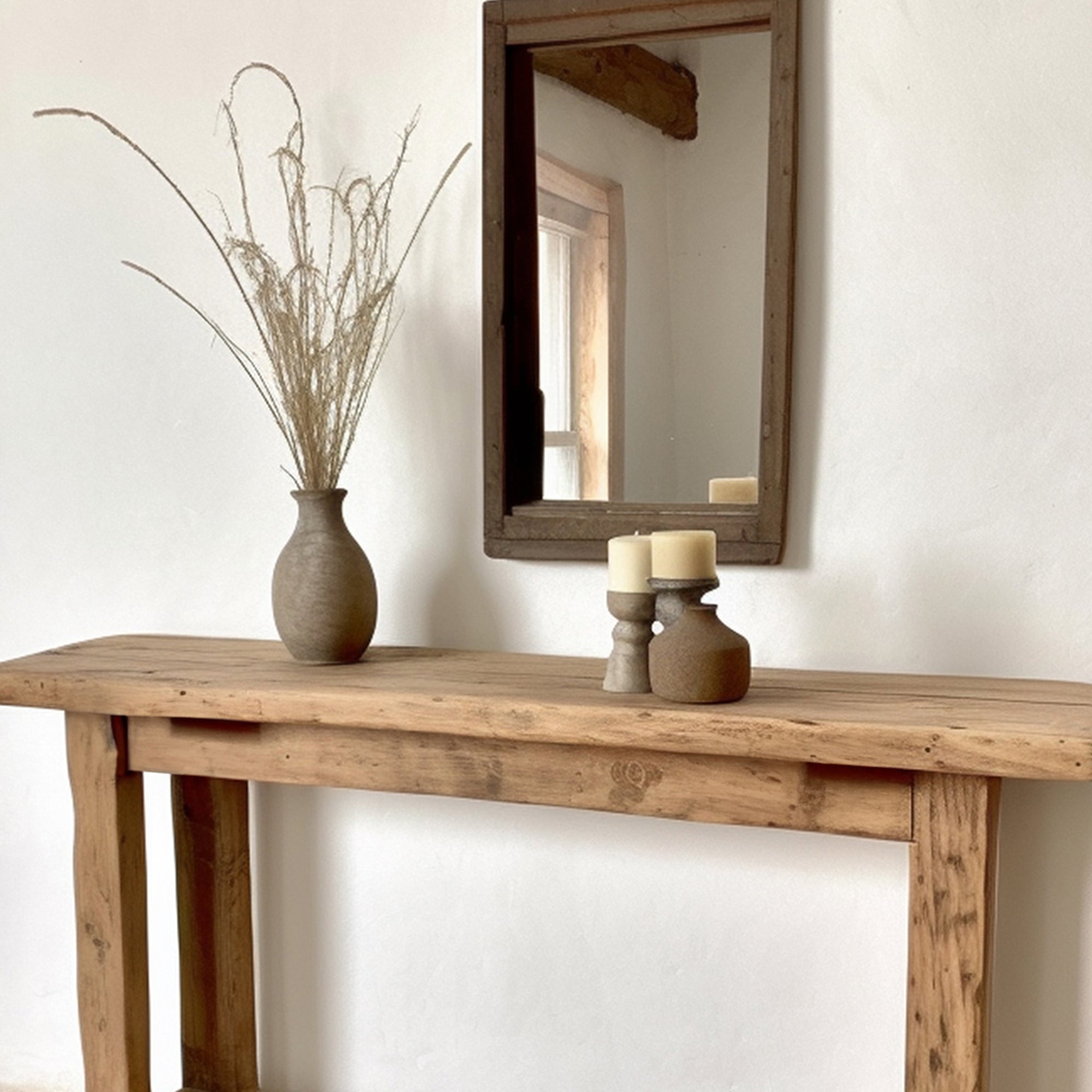 Modern Rustic Side Table With Custom Handmade Design SILDTCS002