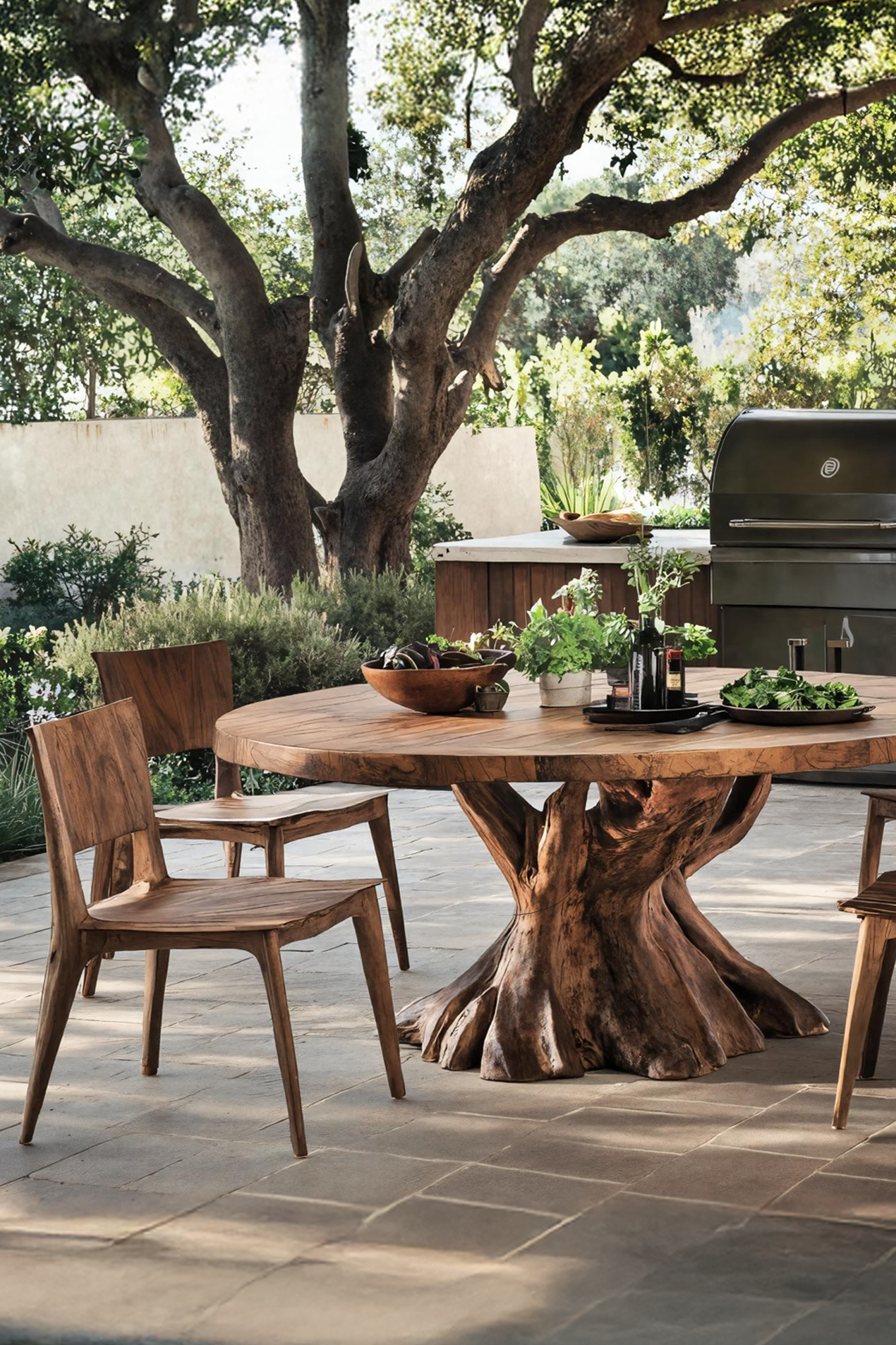 Handcrafted Kitchen Table For Artisanal Decor SILDTTRDN005