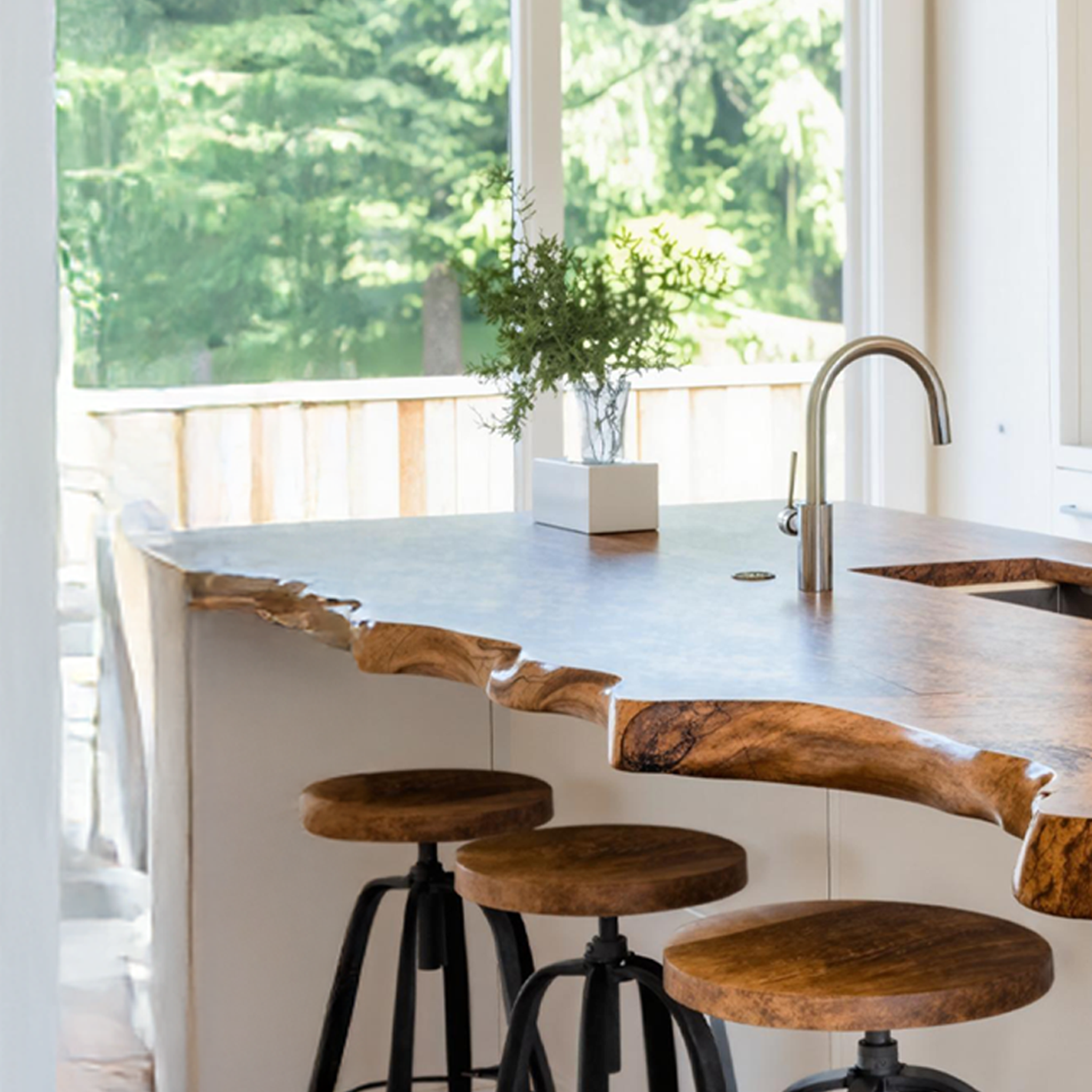 Handcrafted Kitchen Countertop Unique Design SILDTKCT018