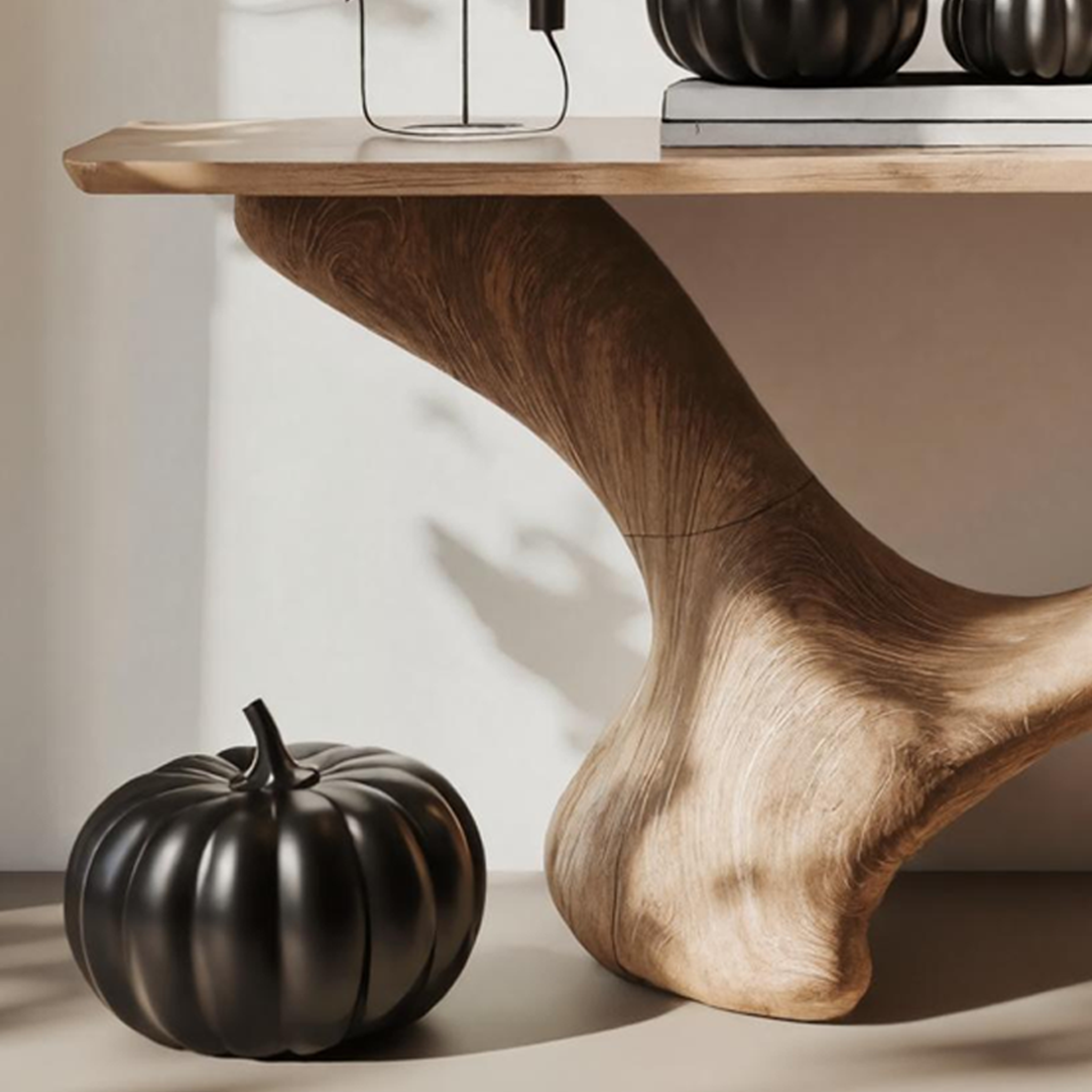 Modern Solid Wood Coffee Table For Living Room Halloween Furniture Decor SILDTTNHCS001