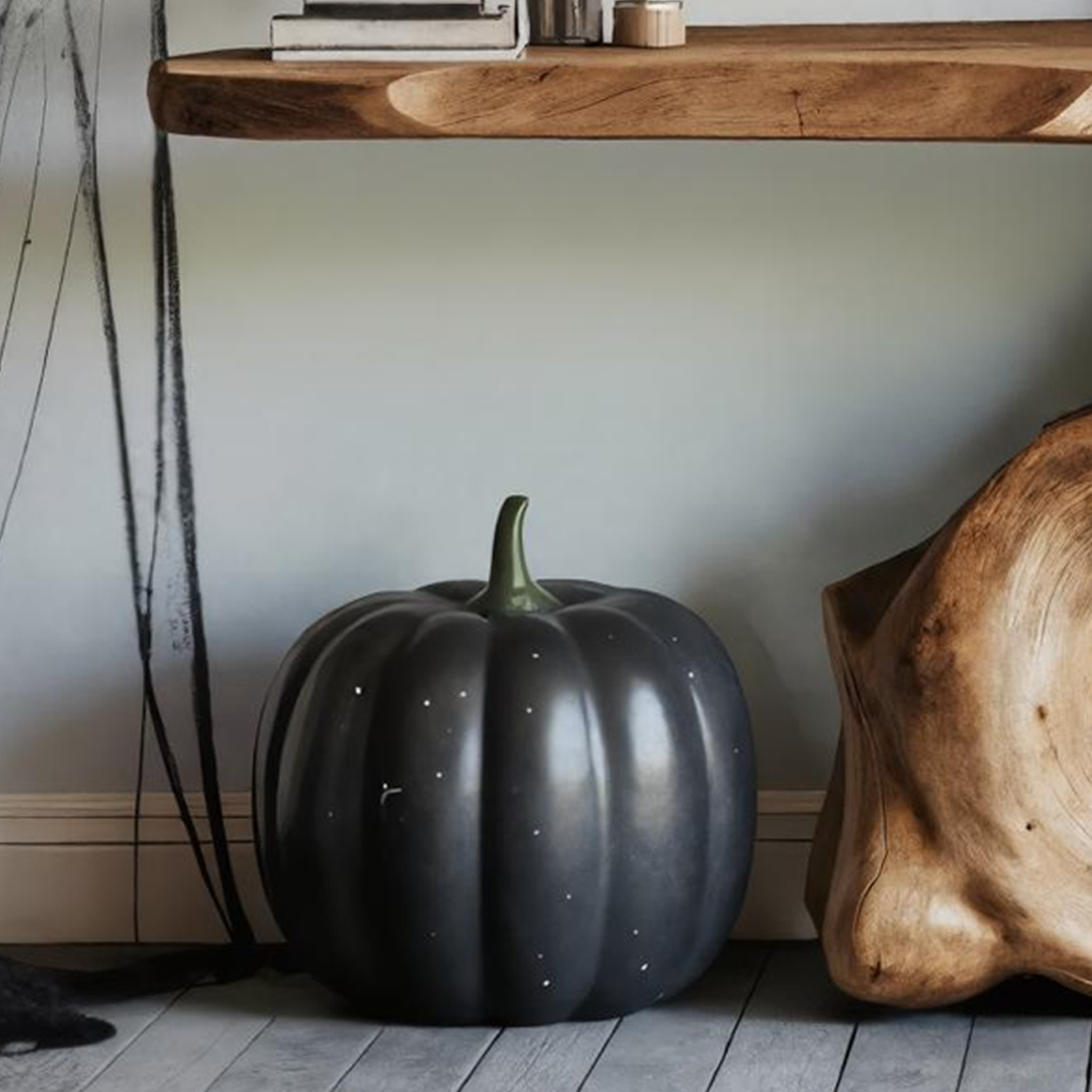 Handcrafted Solid Wood Coffee Table For Furniture Decor Halloween Theme SILDTTNHCS004