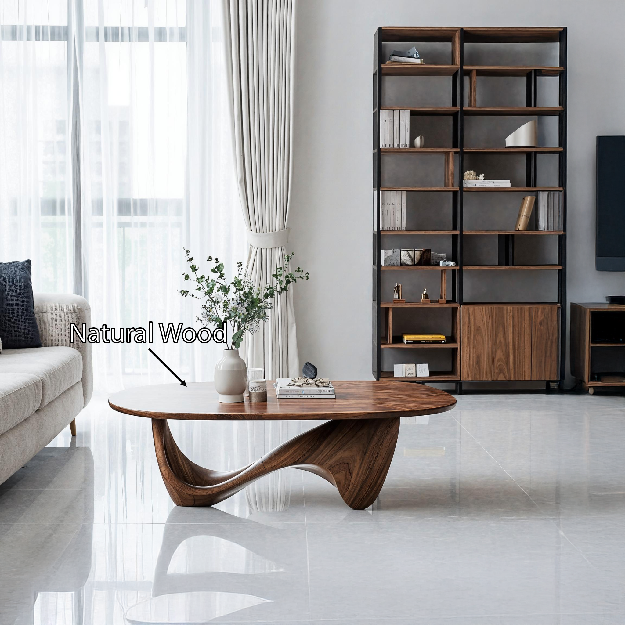 Rustic Solid Wood Table For Cozy Room Setup SILDTTRCF019