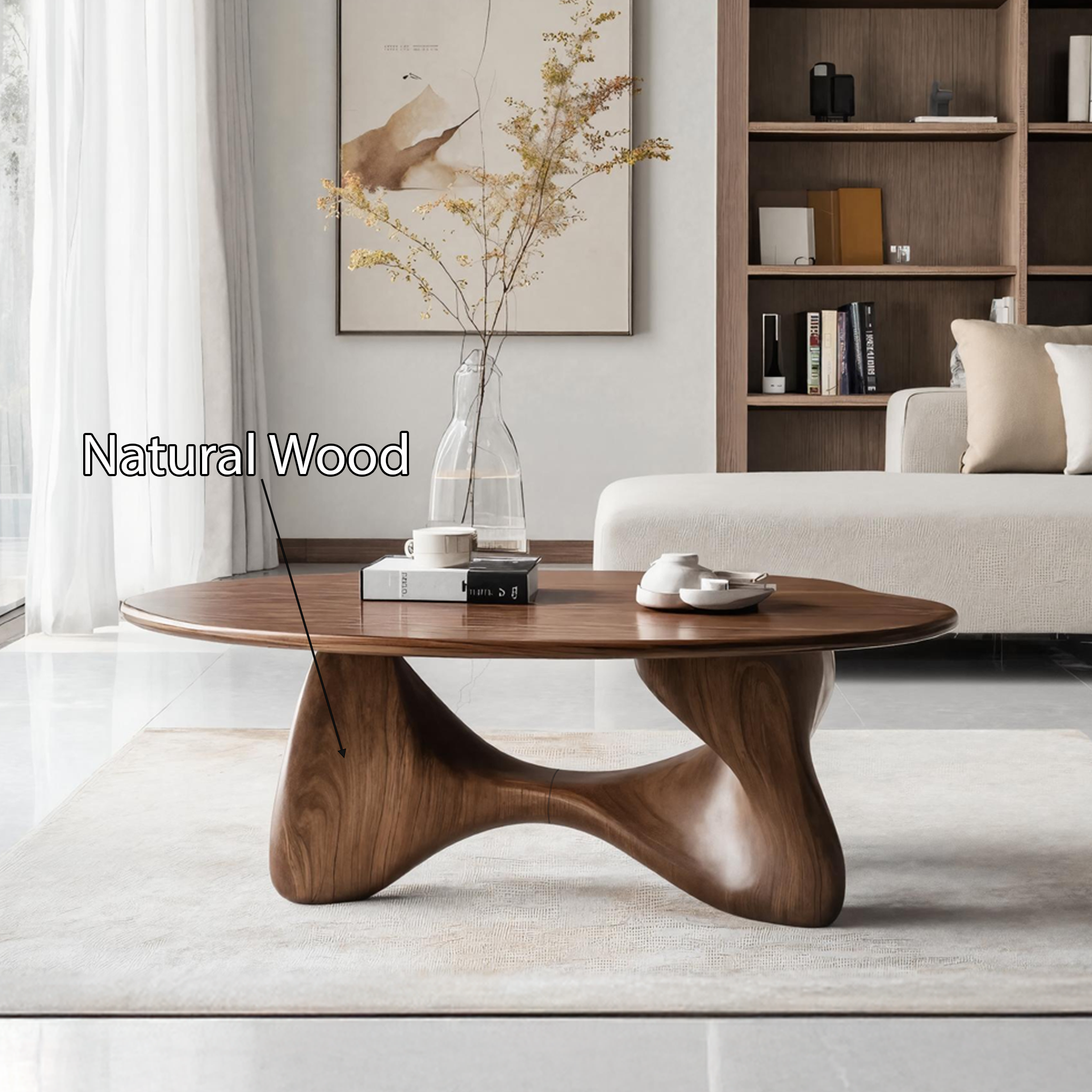 Farmhouse Low Table For Natural Home Furnishing SILDTTNCF001