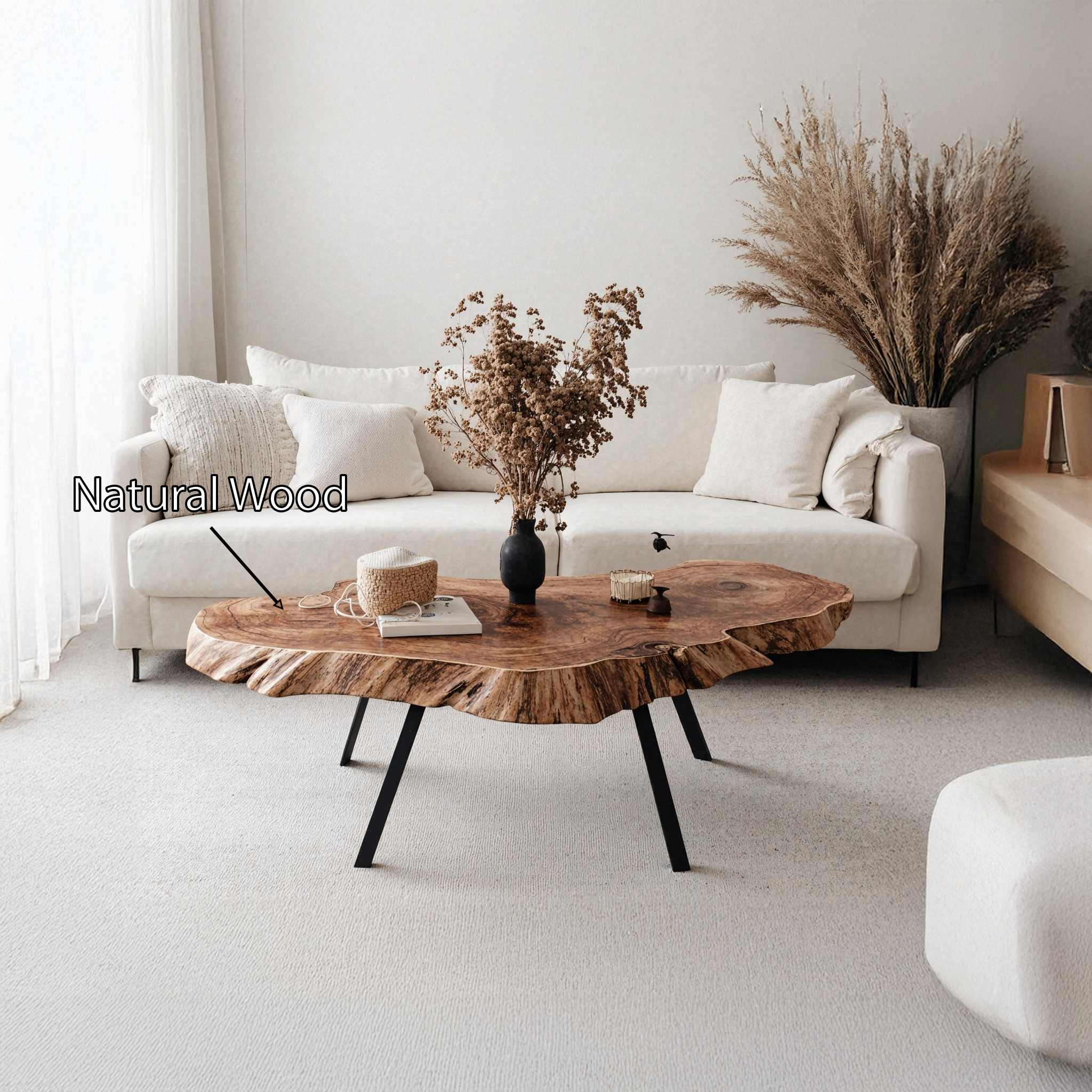 Mid Century Low Table For Minimalist Living Room SILDTTRCF010