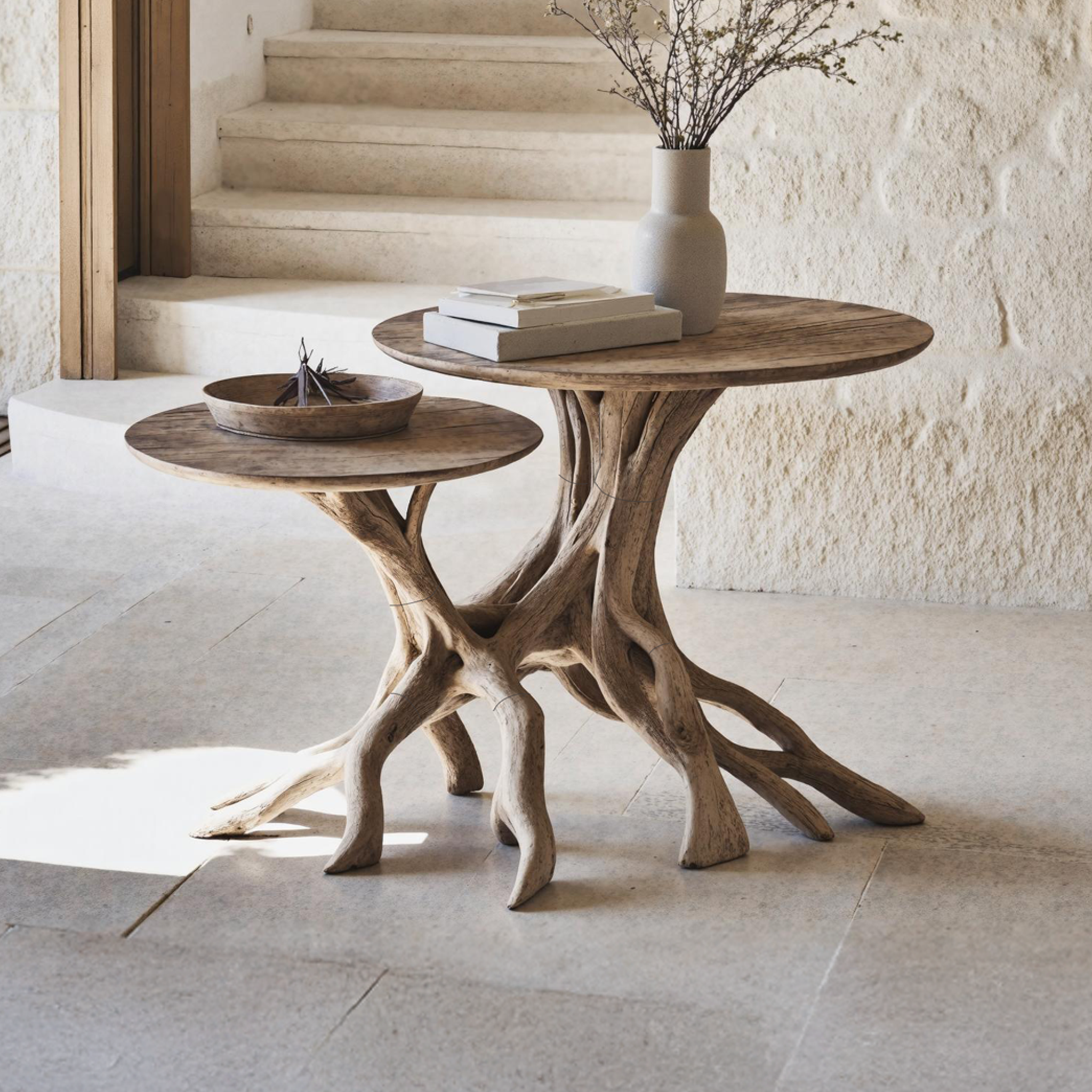 Mid Century Live Edge End Table Home Decor SILDTTNEN017