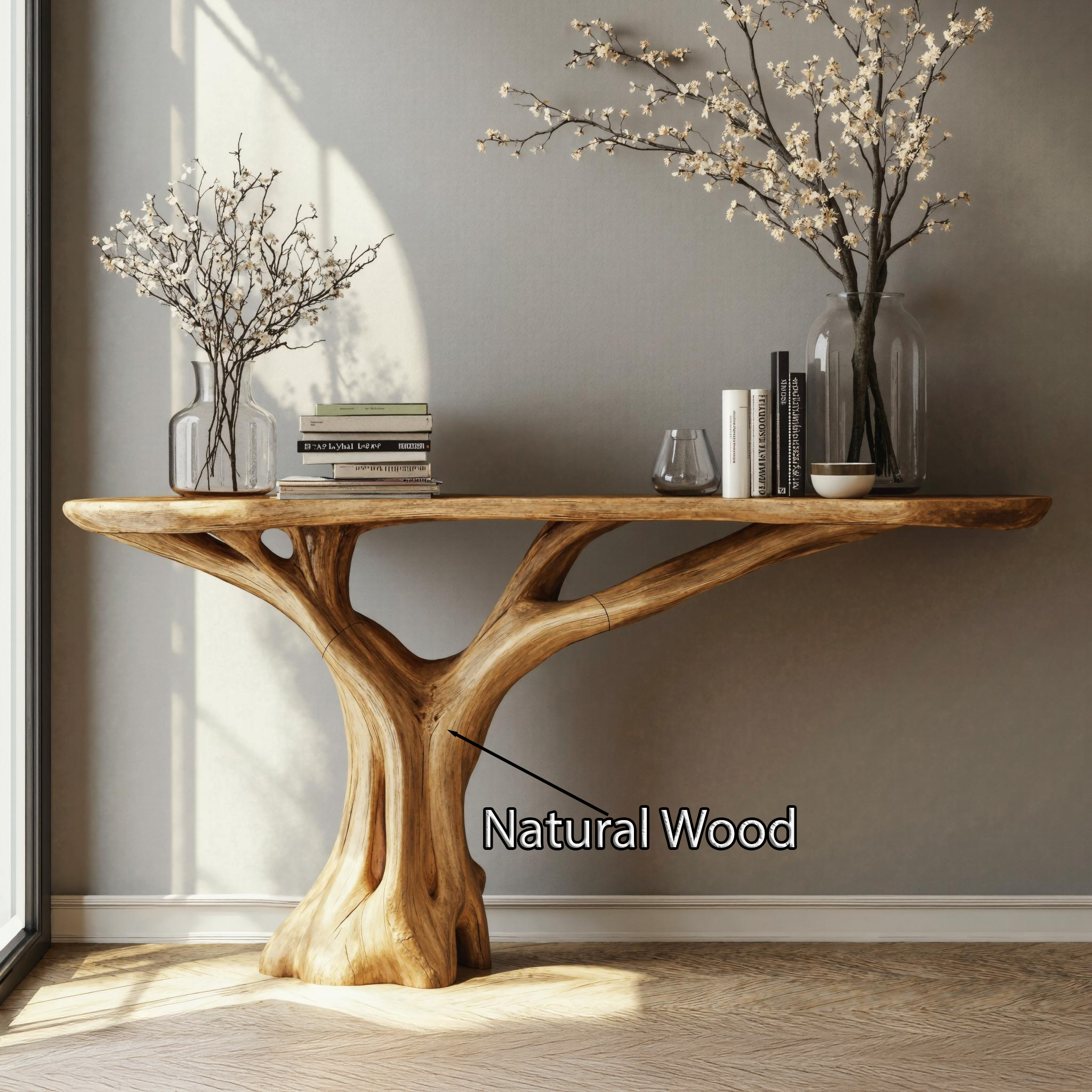Practical Wood Console Table For Organizing Your Living Space SILDTCS173