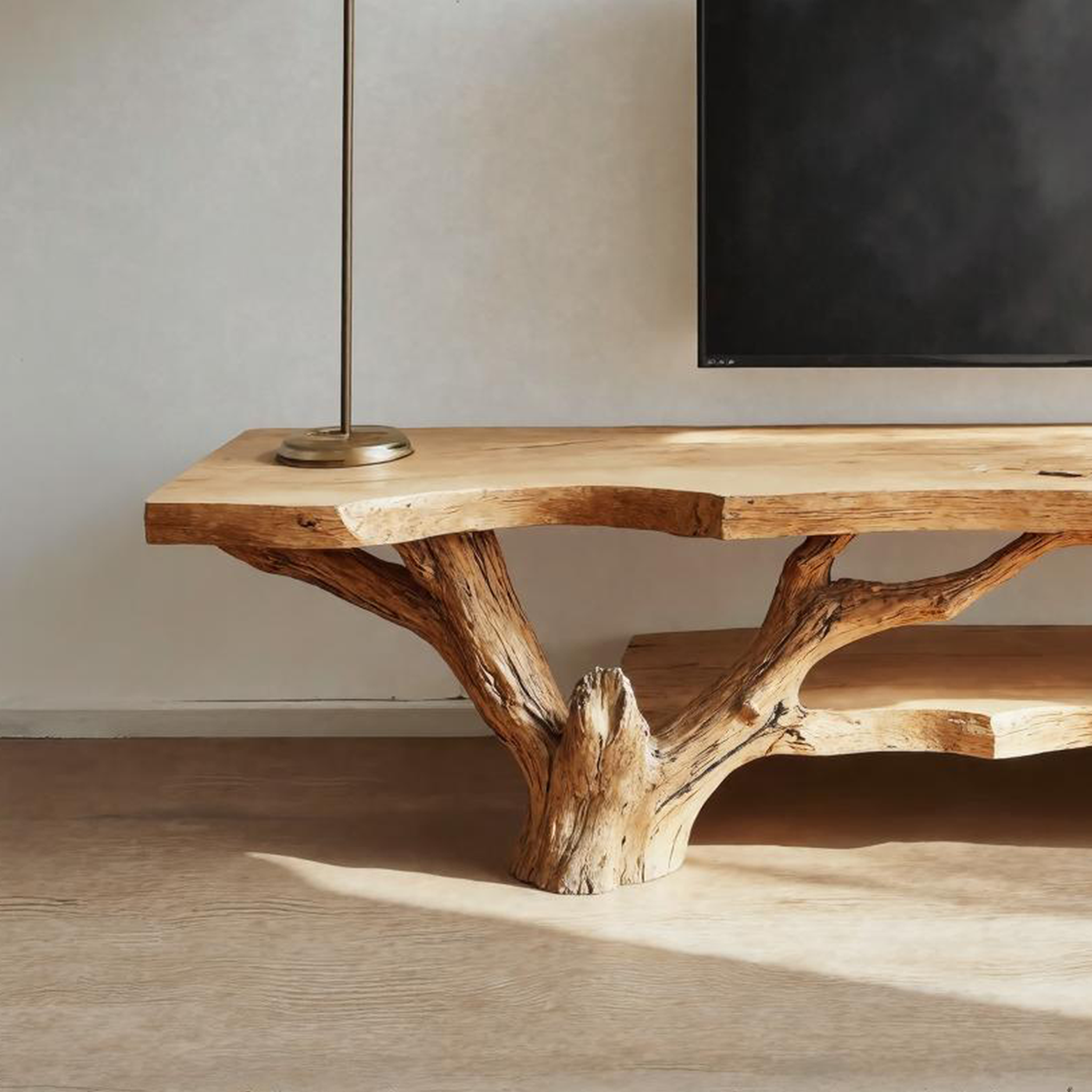 Rustic TV Cabinet Stand For Living Room And Entryway SILDTTVC019
