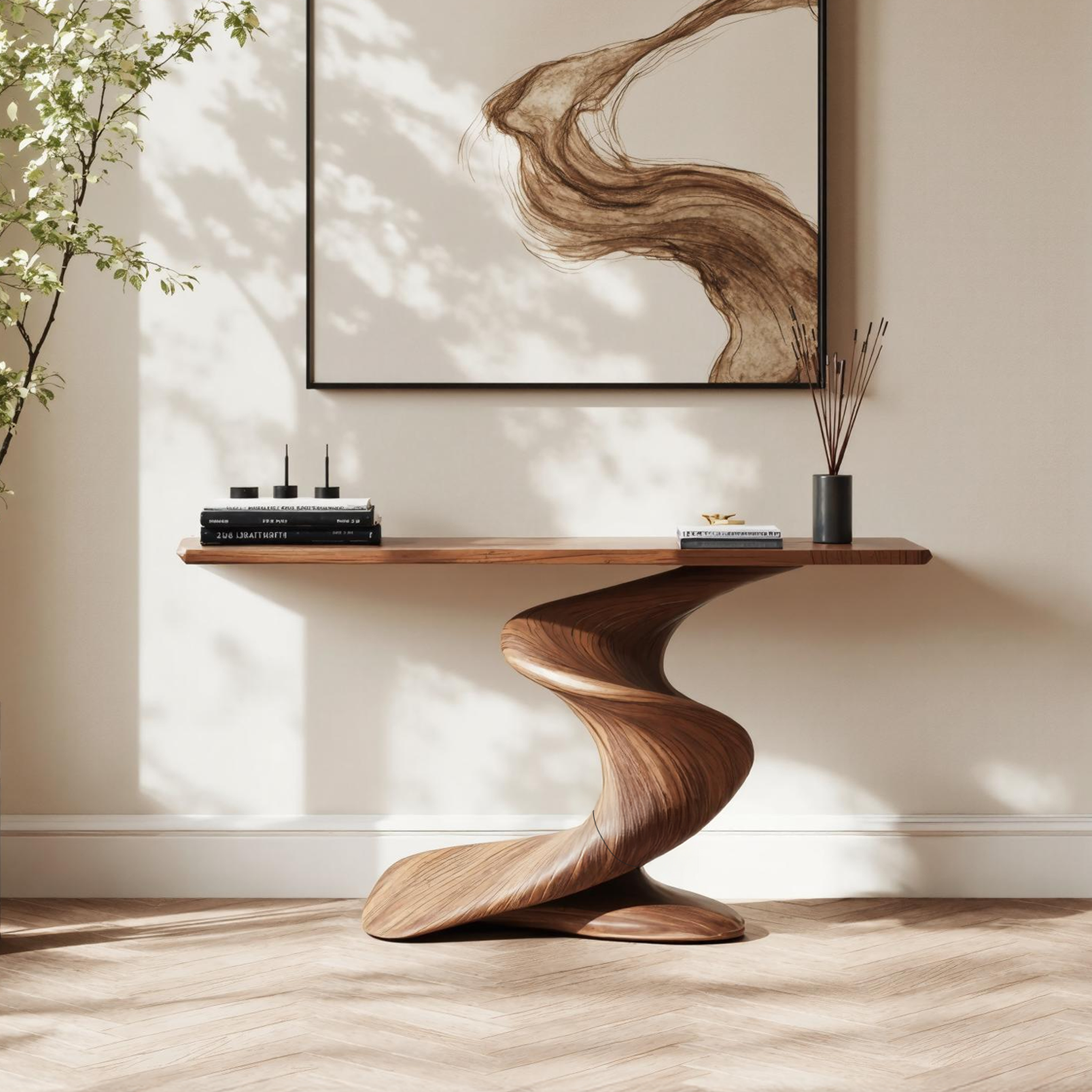 Handcrafted Wood Console Table Furniture Decor SILDTTNCS222