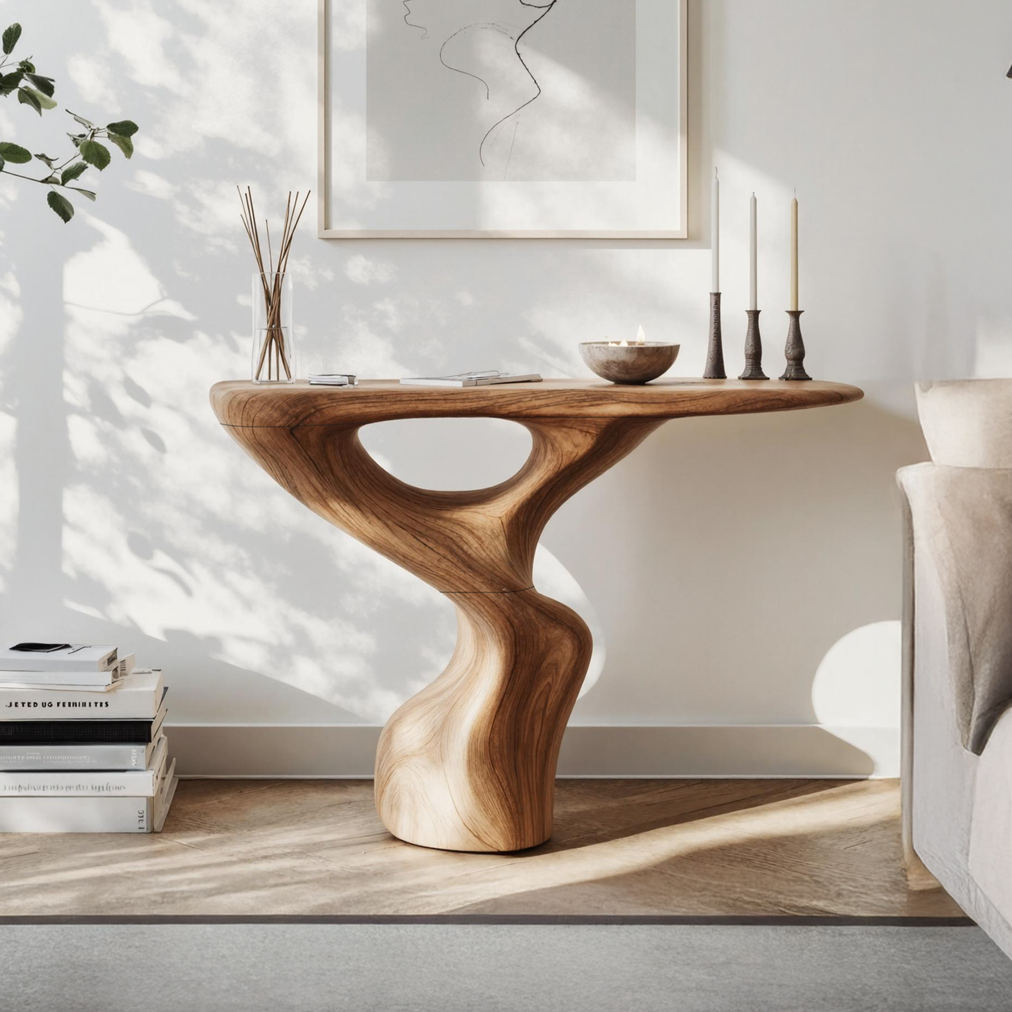 Rustic Accent Table Entryway Design SILDTTNCS204