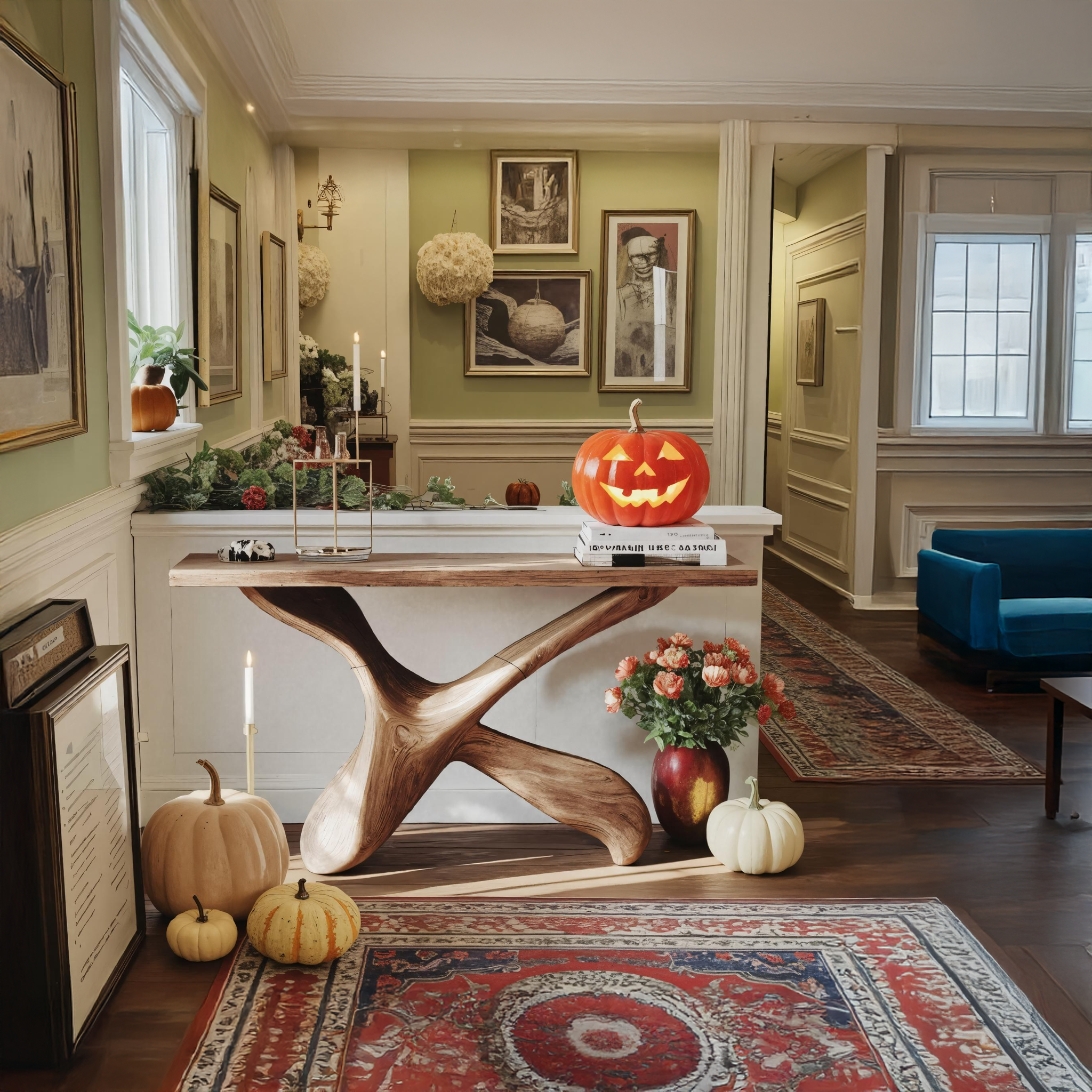 Handcrafted Live Edge Coffee Table For Entryway Design Halloween Decor SILDTTNHCS008