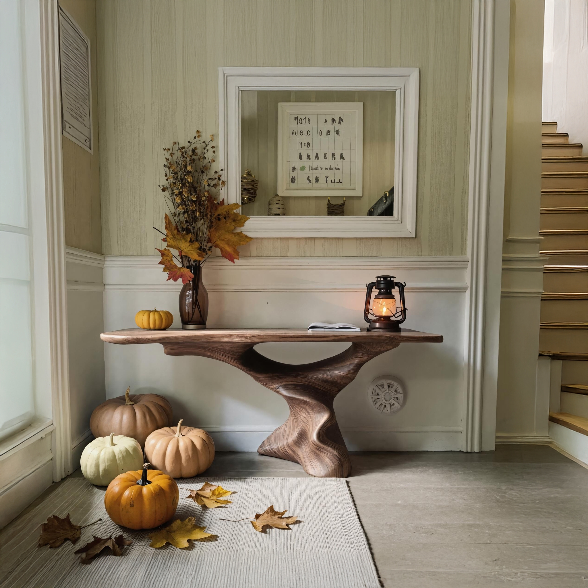 Modern Wooden Live Edge Coffee Table For Entryway Design Halloween Theme SILDTTNHCS009