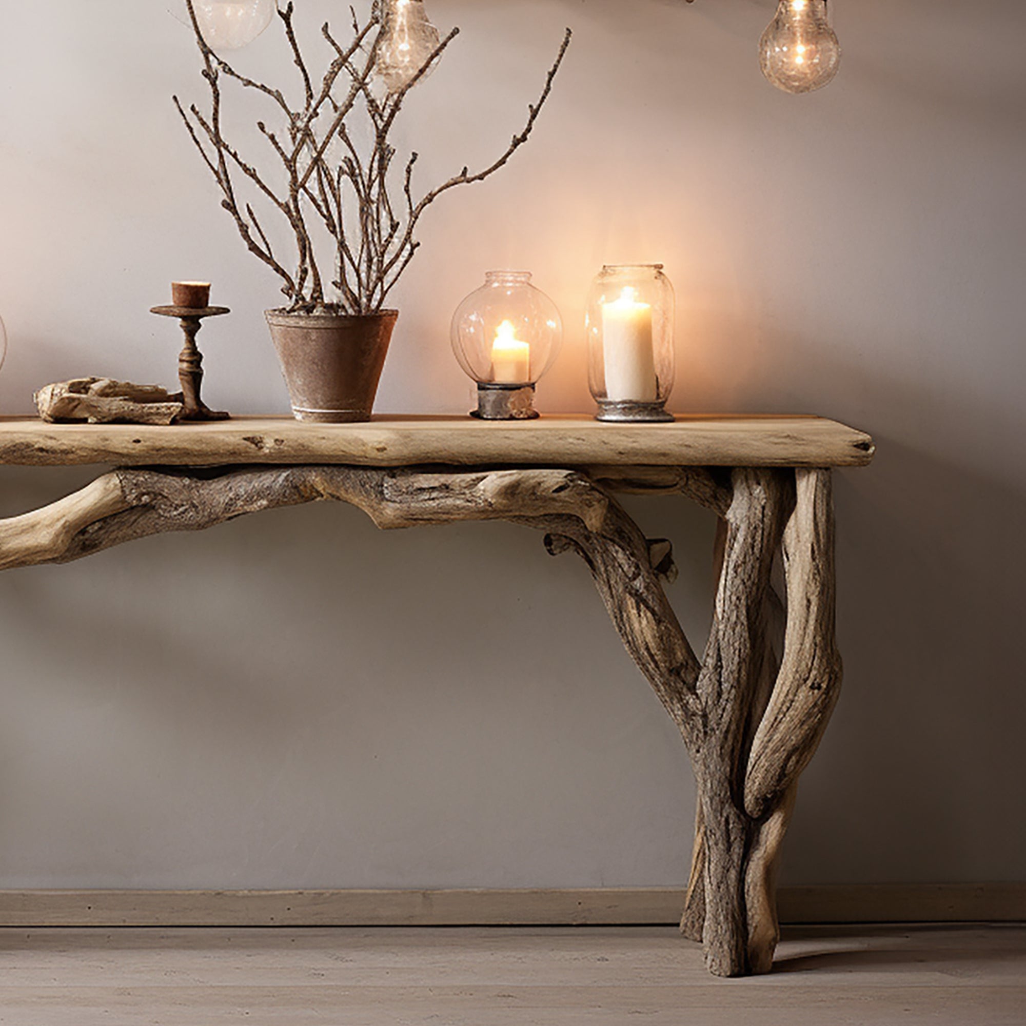 Reclaimed Wood Console Table SILDTCS026