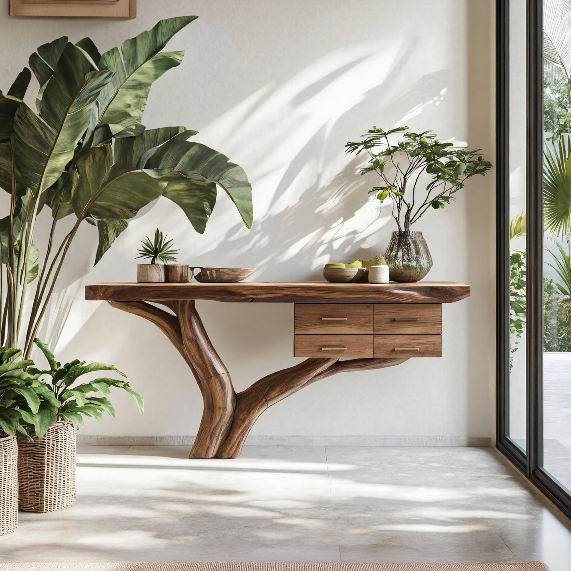 Farmhouse Solid Wood Dressing Table For Furniture Decor Country SILDTTRCS010