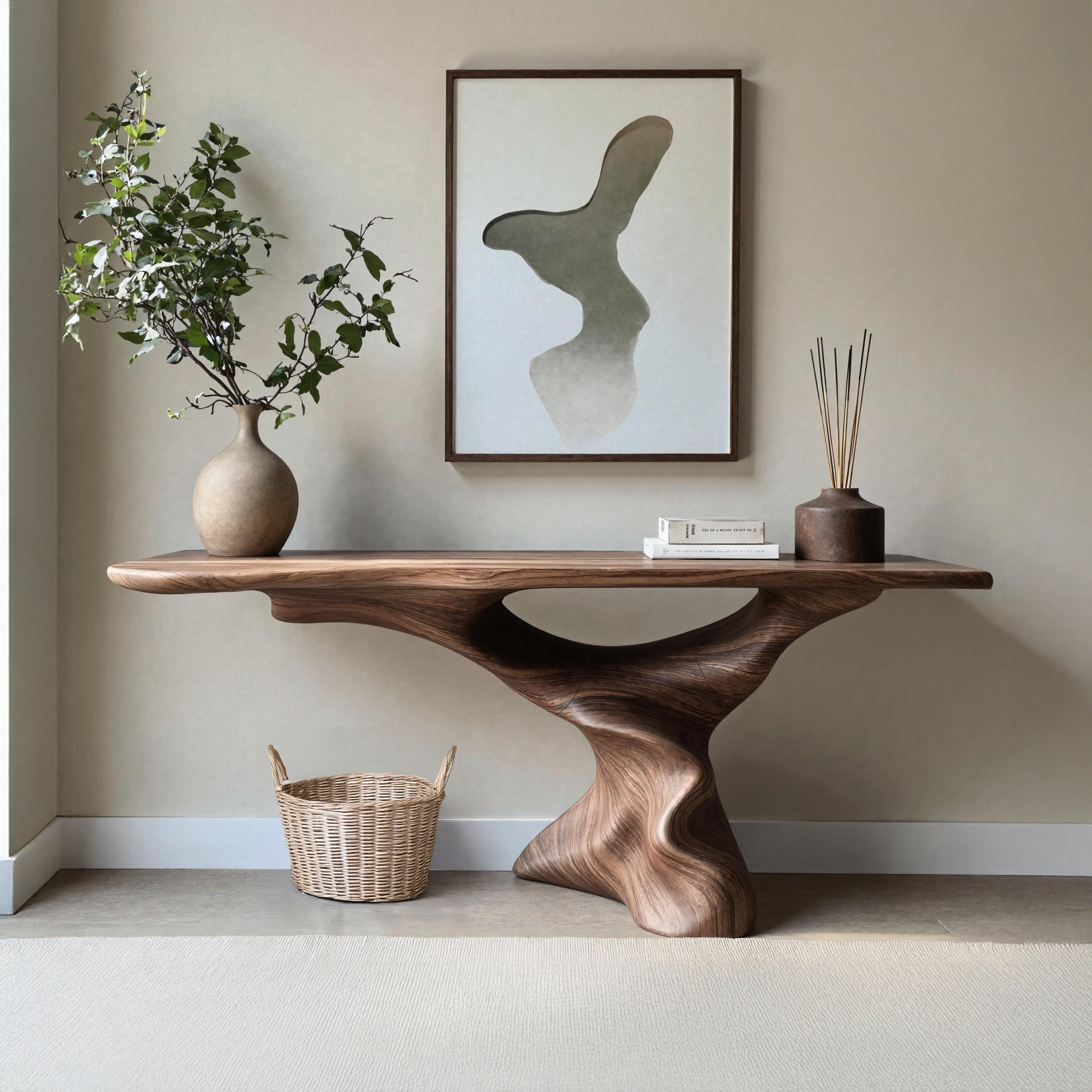 Mid Century Modern Console Table For Living Room SILDTTNCS220