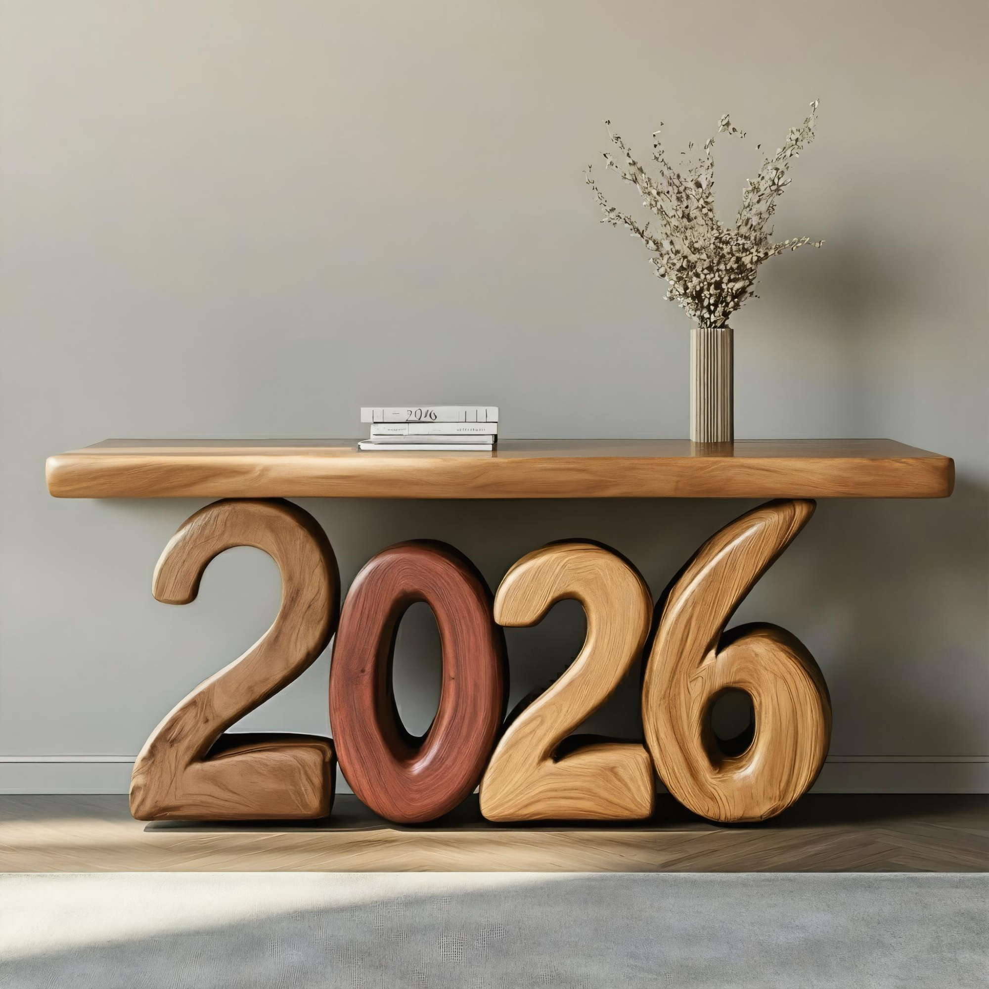 Sculptural Modern Console Table Living Room And Entryway SINLKICS424