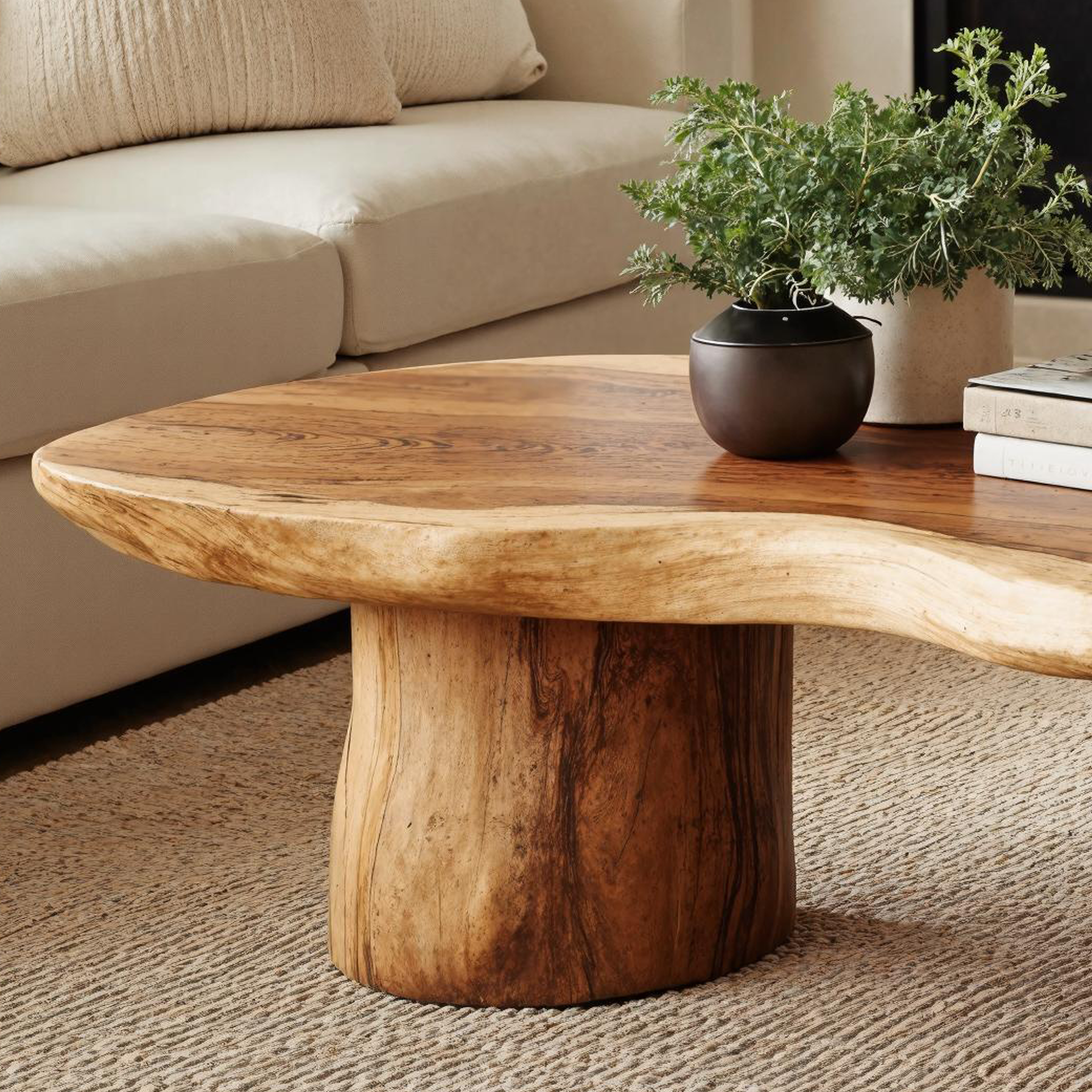 Rustic Farmhouse Wood Coffee Table Living Room Decor SILDTCF100