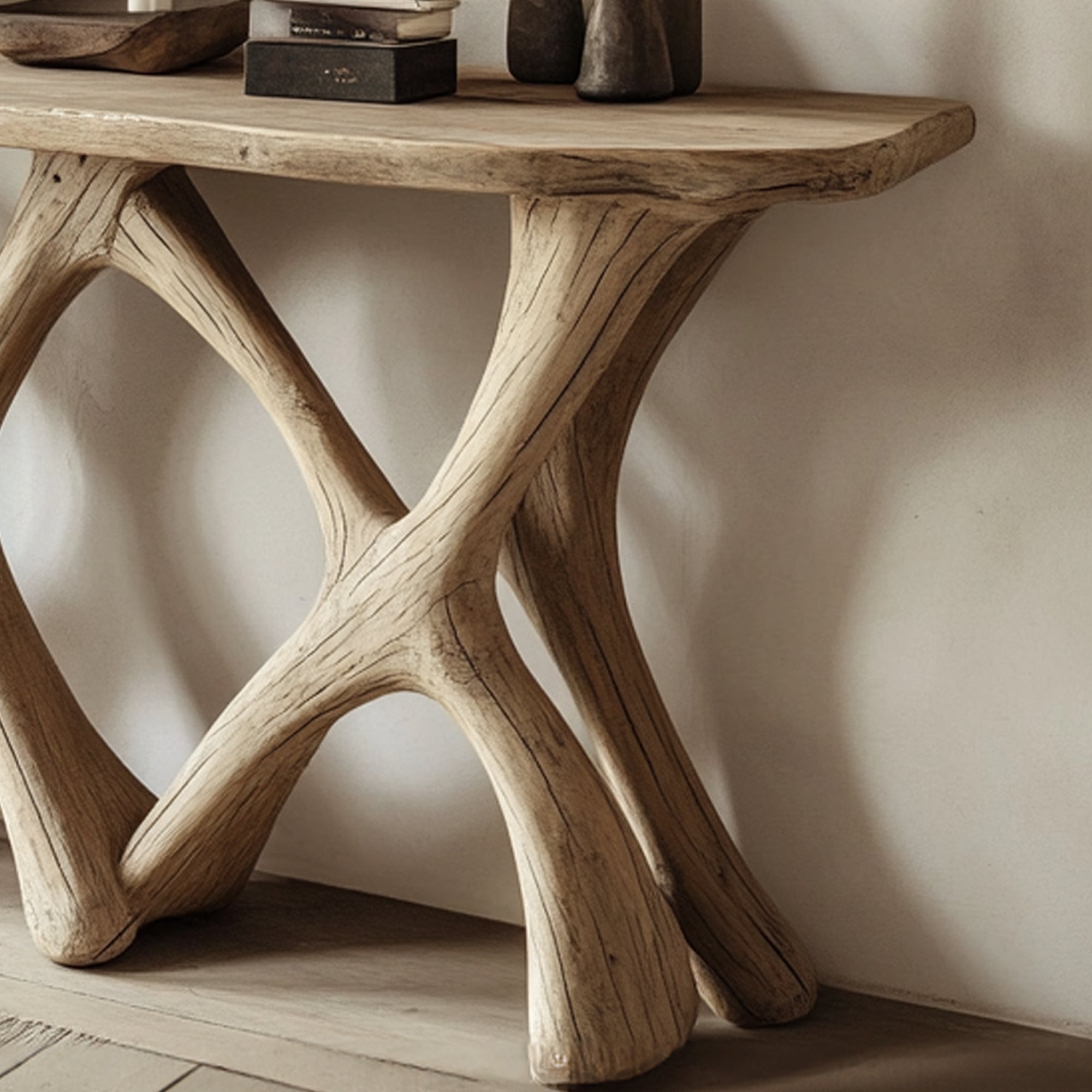 Curve Console Table Entryway SILDTCS045