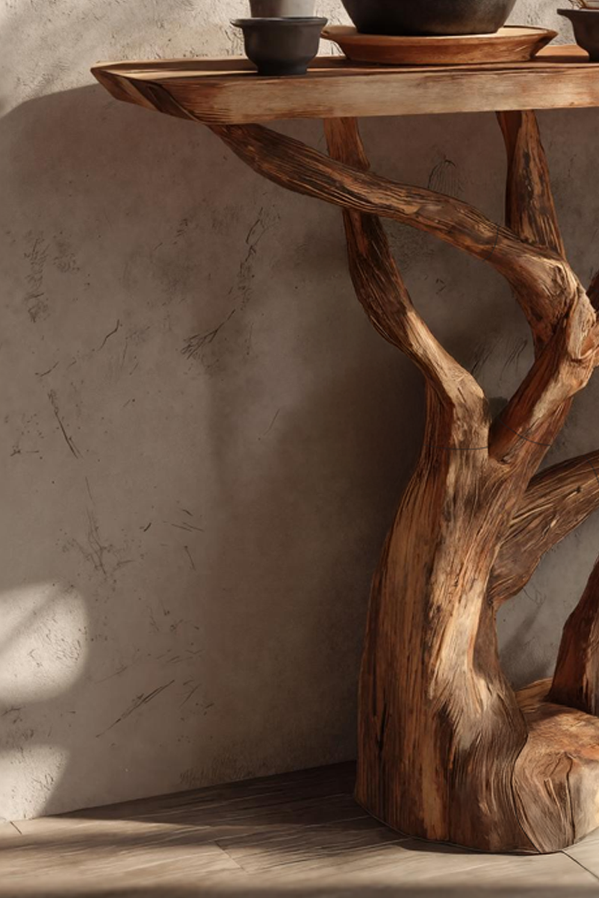 Farmhouse Solid Wood Console Table For Cozy Entryway Furniture Design SILDTTNCS066