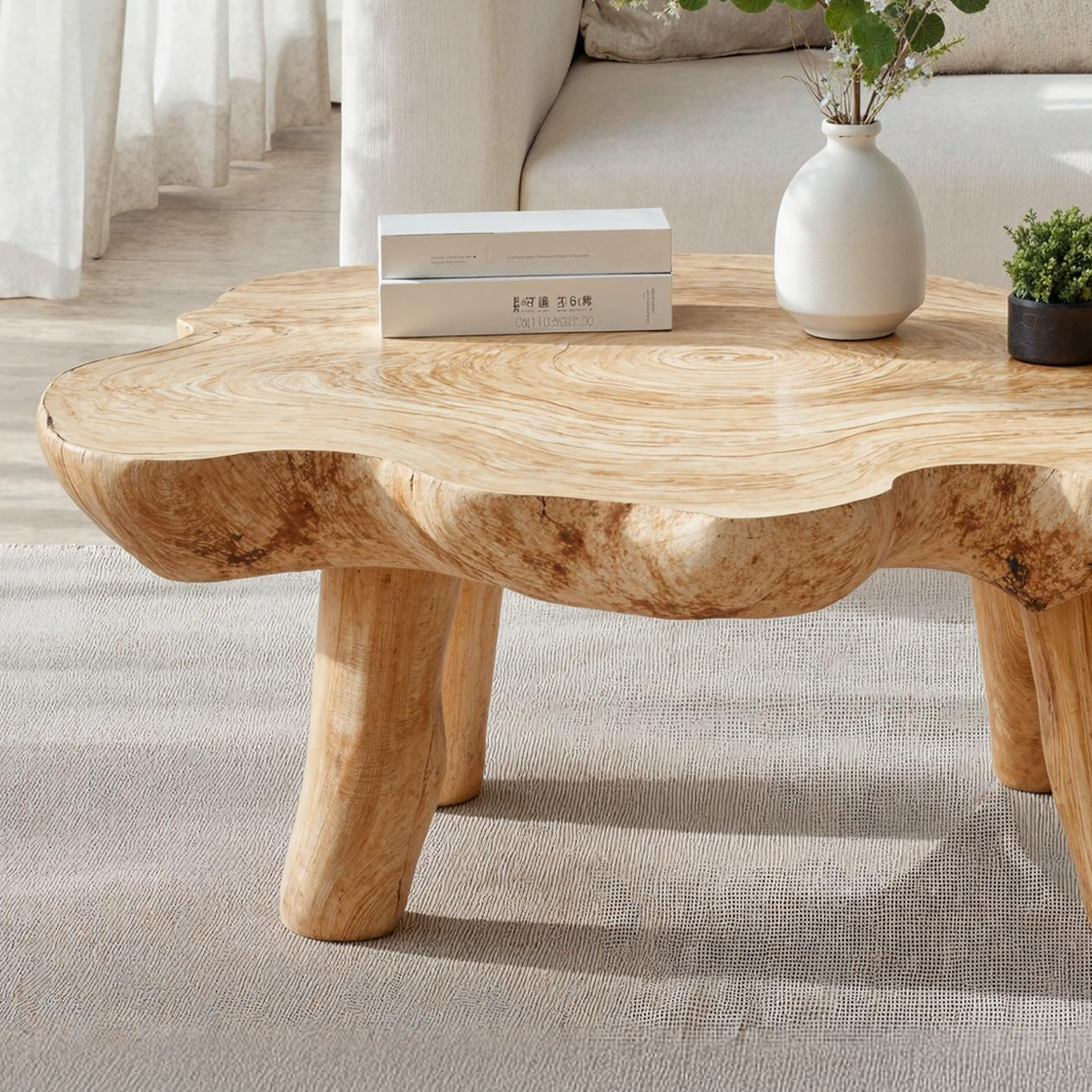 Mid Century Low Table For Vintage Room Design SILDTTRCF005