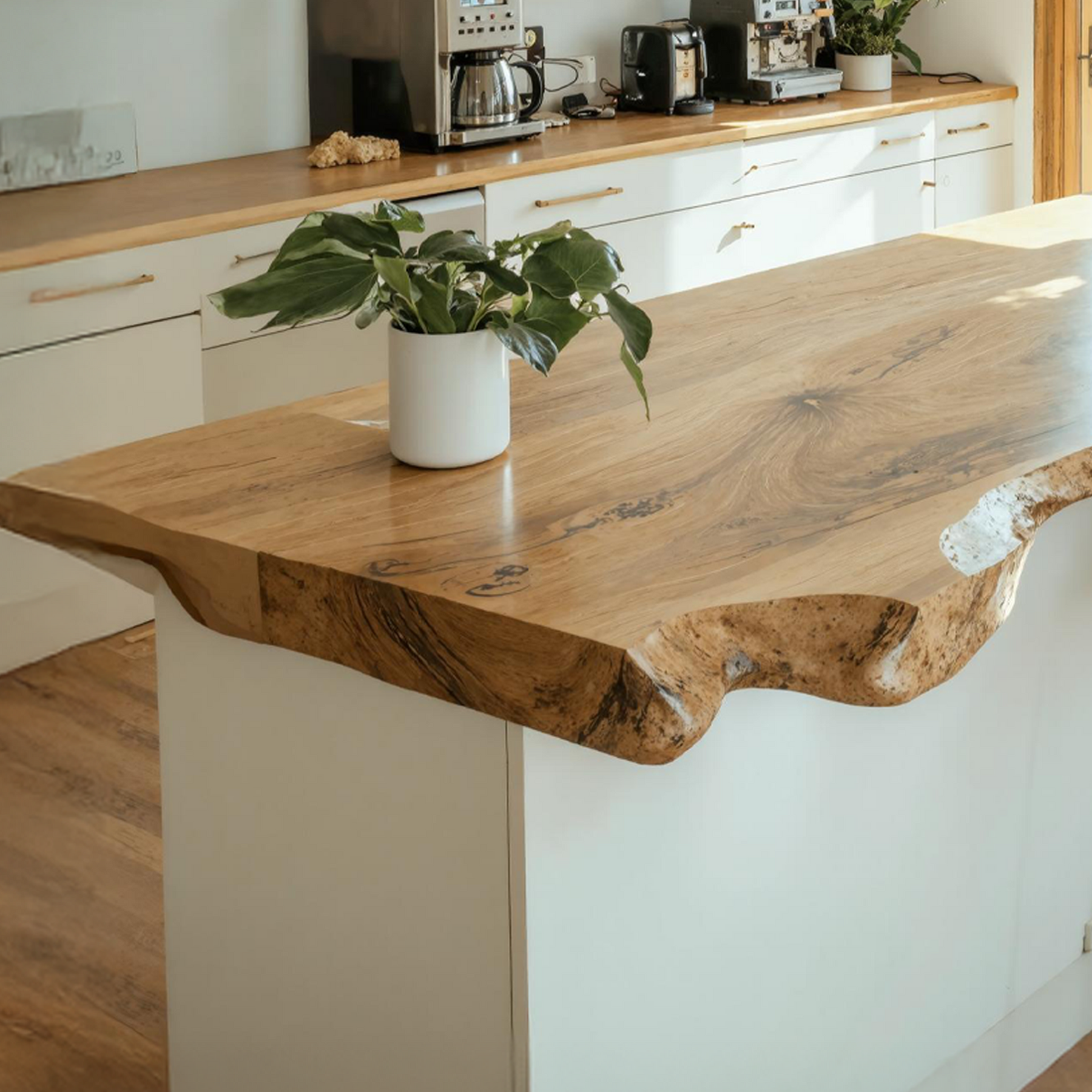 Mid Century Wooden Kitchen Countertop For Modern Kitchen Transformatio