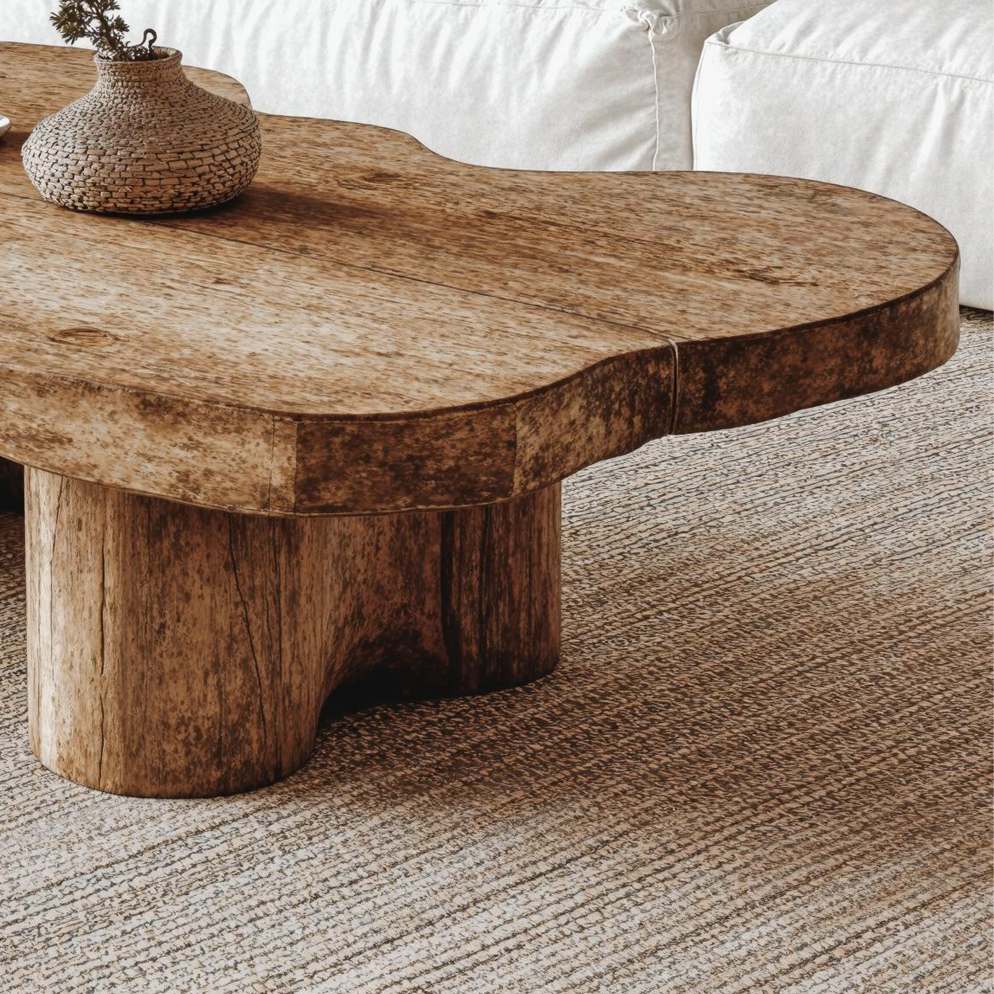 Farmhouse Style Wood Coffee Table For Country Homes SILDTCF093