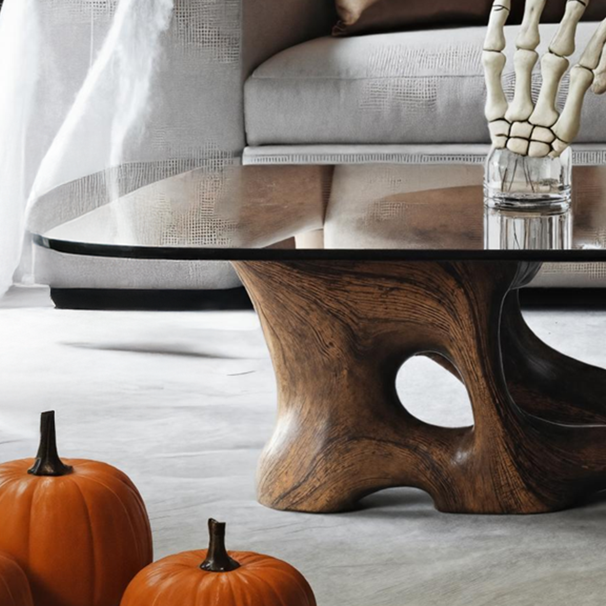 Mid Century Solid Wood Coffee Table For Living Room Halloween Furniture SILDTTRHCF005