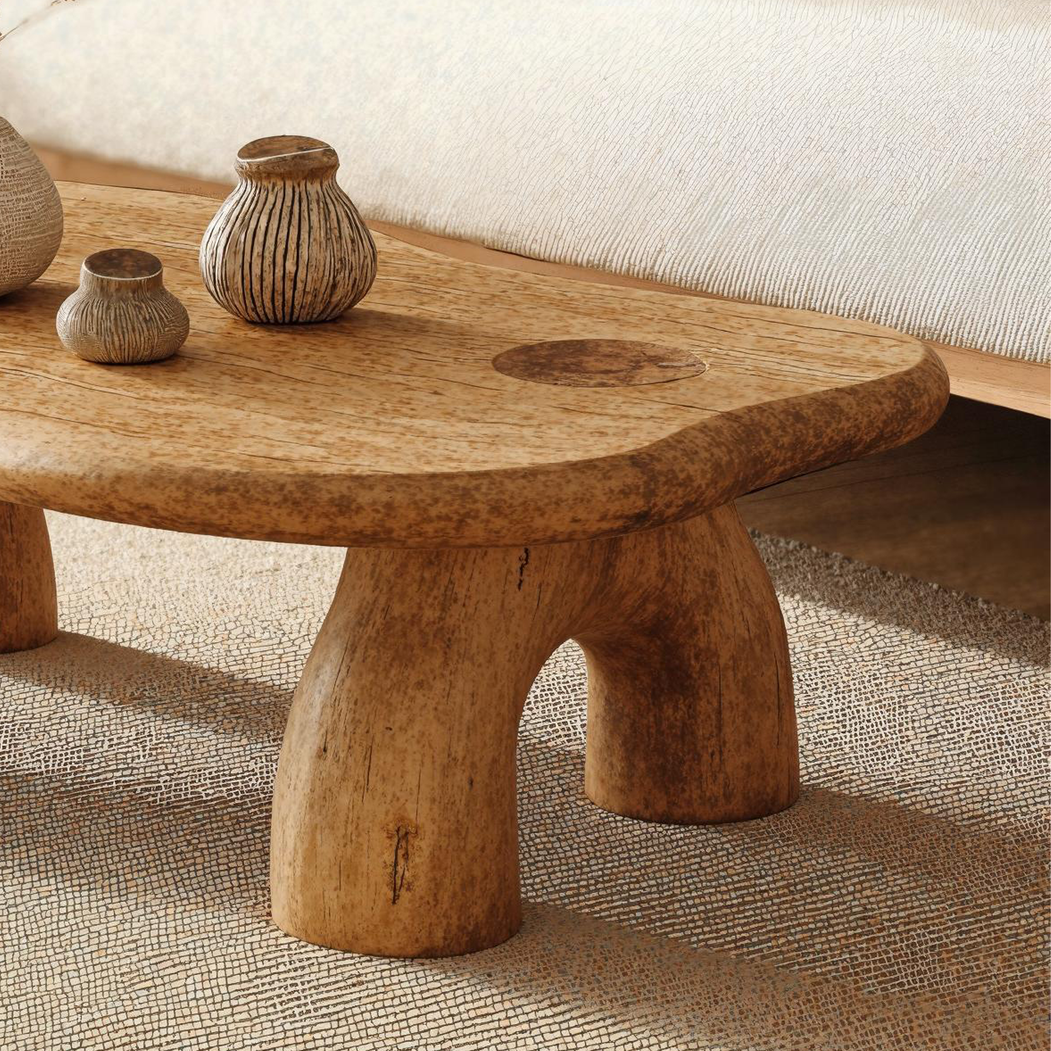 Handmade Wood Coffee Table For Rustic Home Decor SILDTCF096