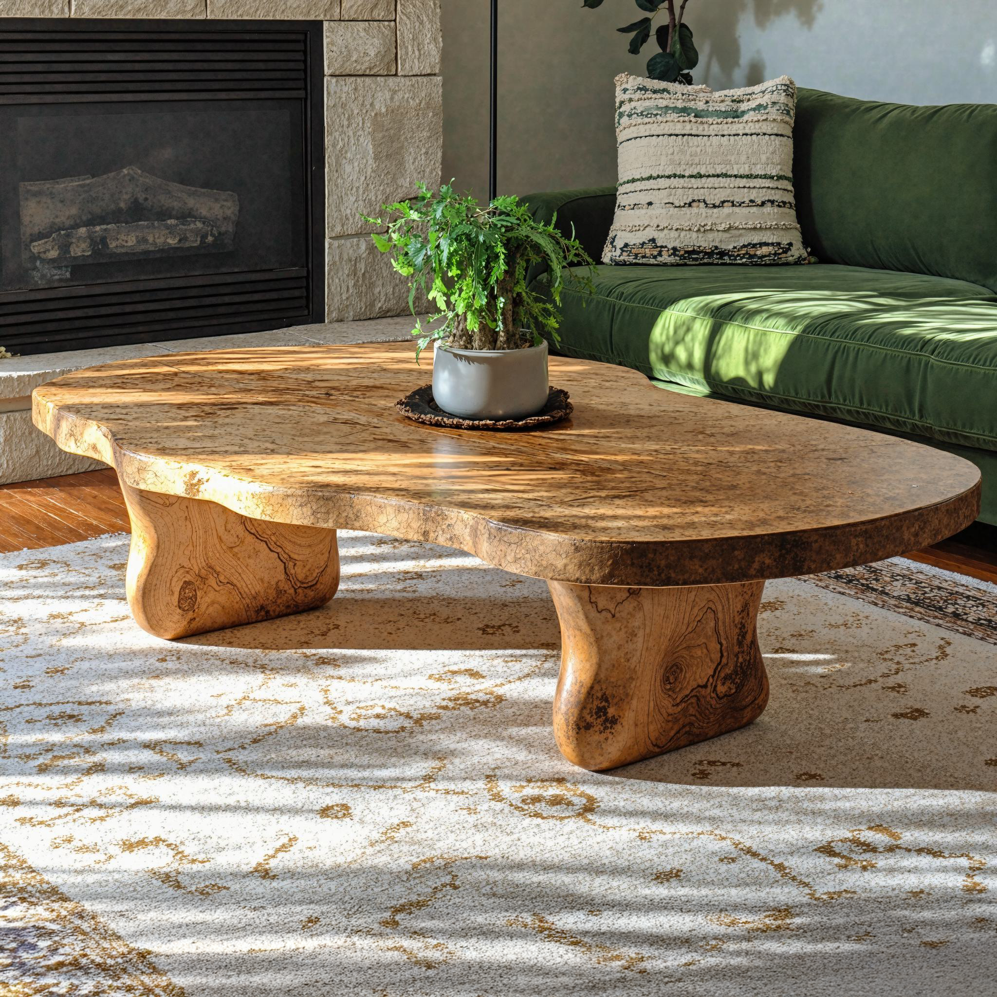 Rustic Coffee Table For Living Room Decor SILDTCF055