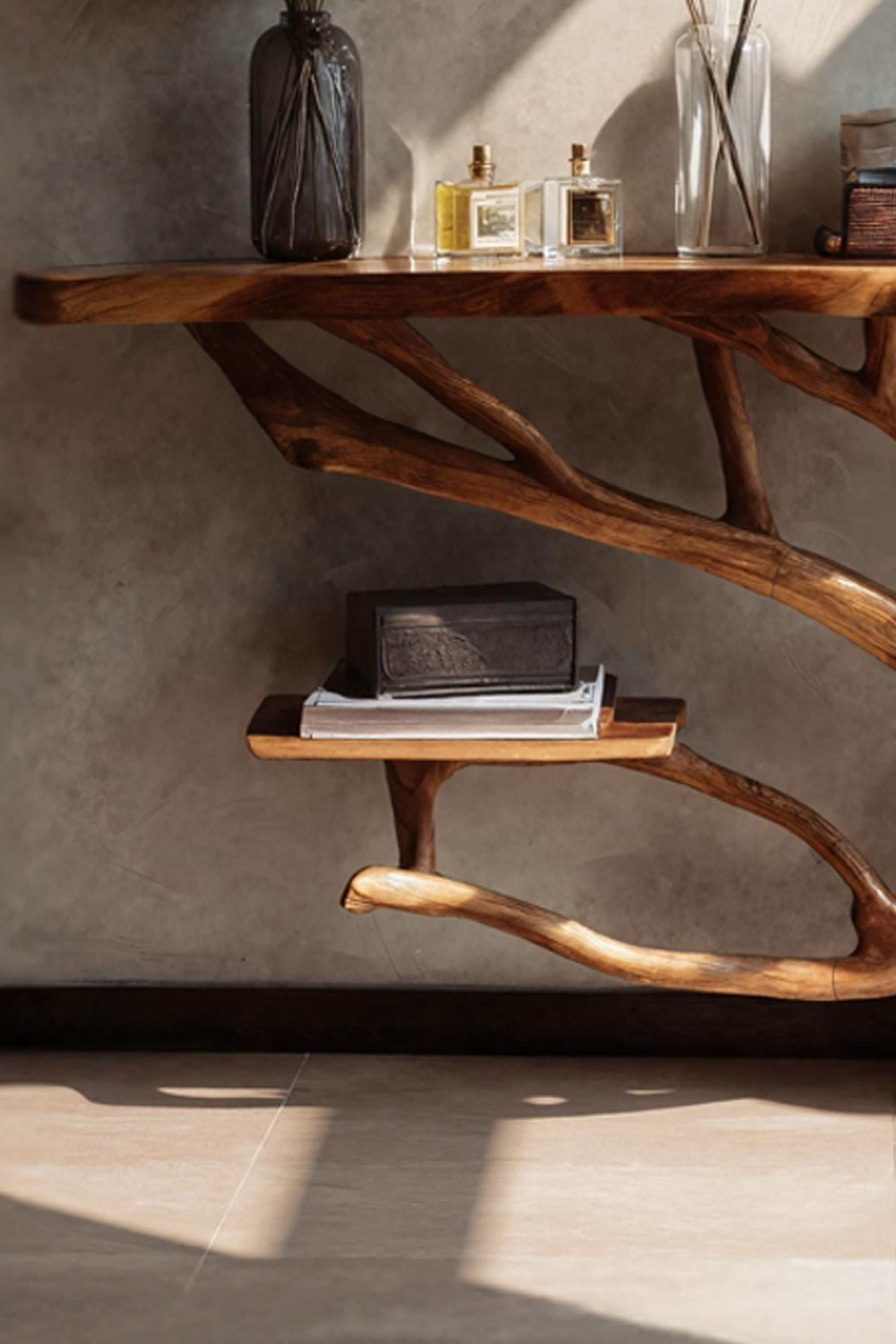 Mid Century Solid Wood Console Table For Elegant Furniture Decor SILDTTNCS029