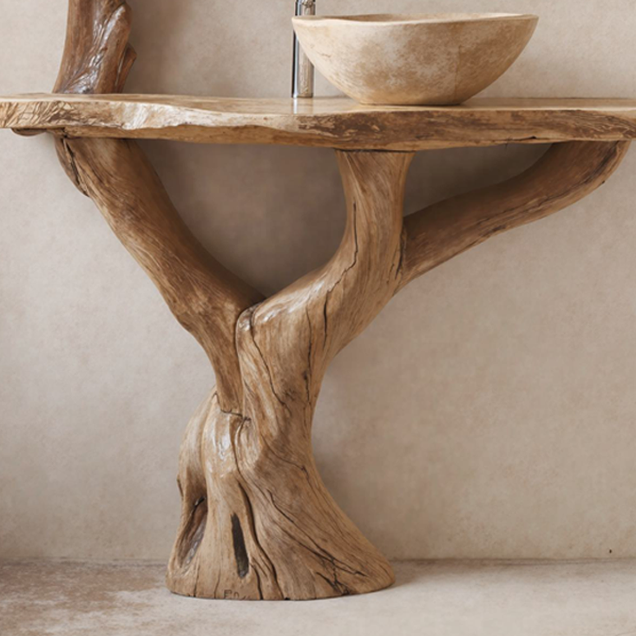 Live Edge Vanity Bathroom Sink SILDTBRV009