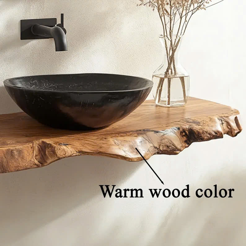 Rustic Floating Bathroom VanityShelf Wall Mounted Gift SINLBRV033