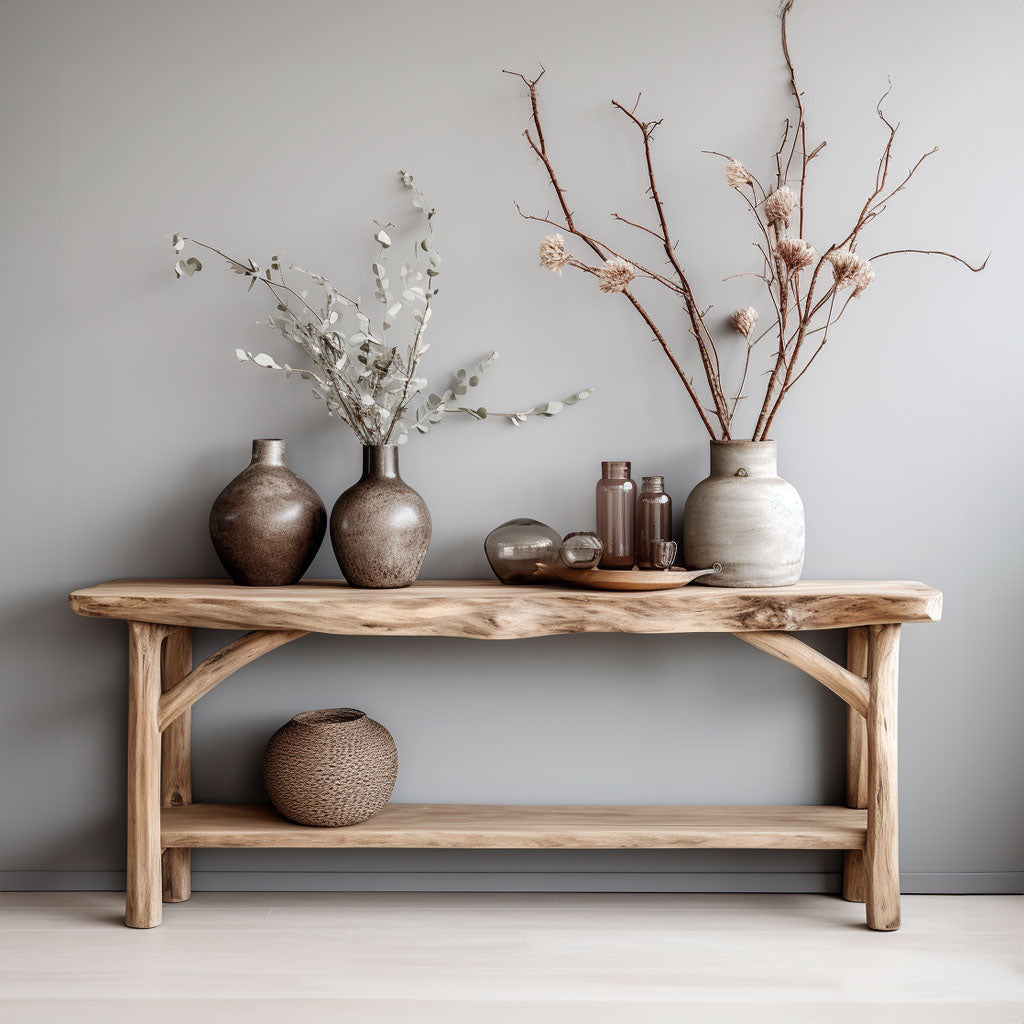 Custom Farmhouse Console Table For Rustic Home Decor SILDTCS008