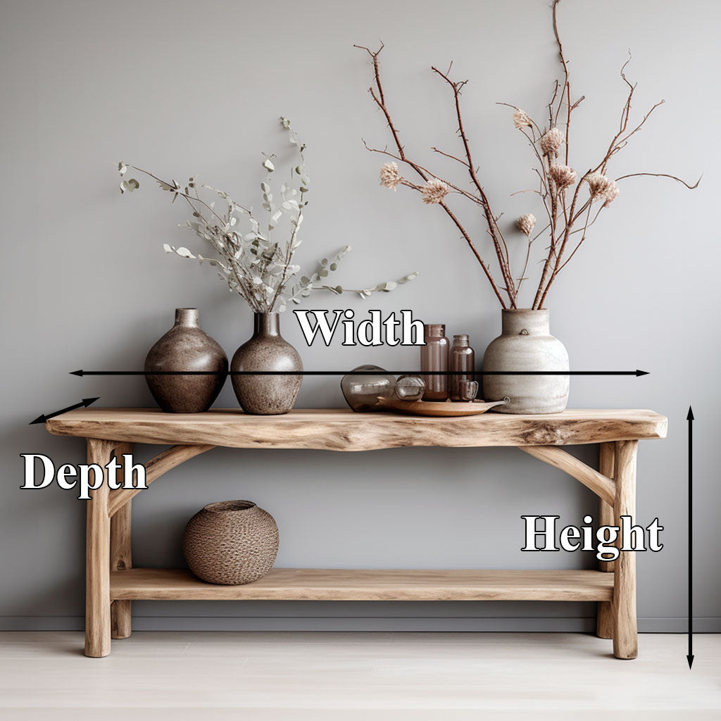Custom Farmhouse Console Table For Rustic Home Decor SILDTCS008