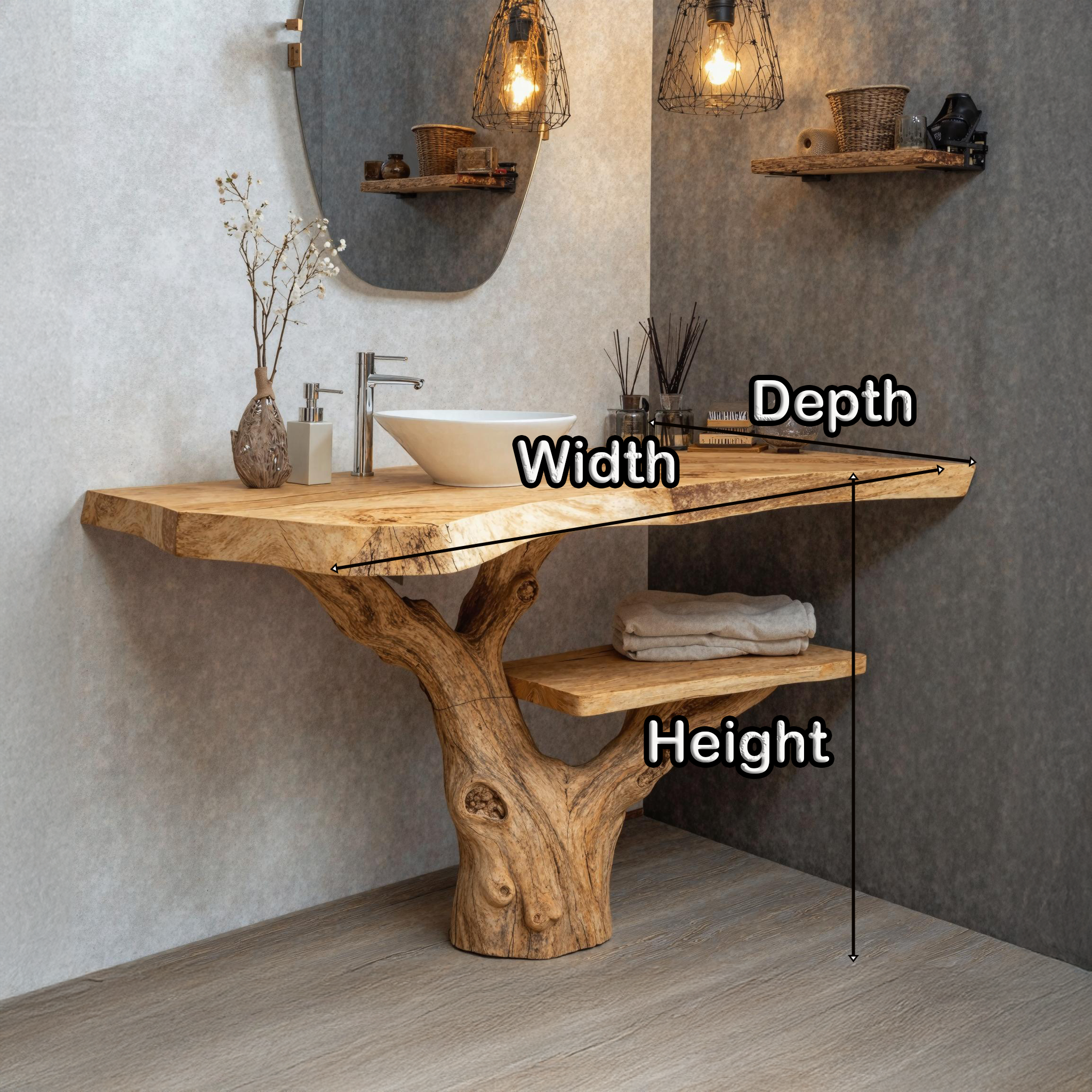 Narrow Bathroom Vanity With Sink For Small Space Solutions SILDTBRV155