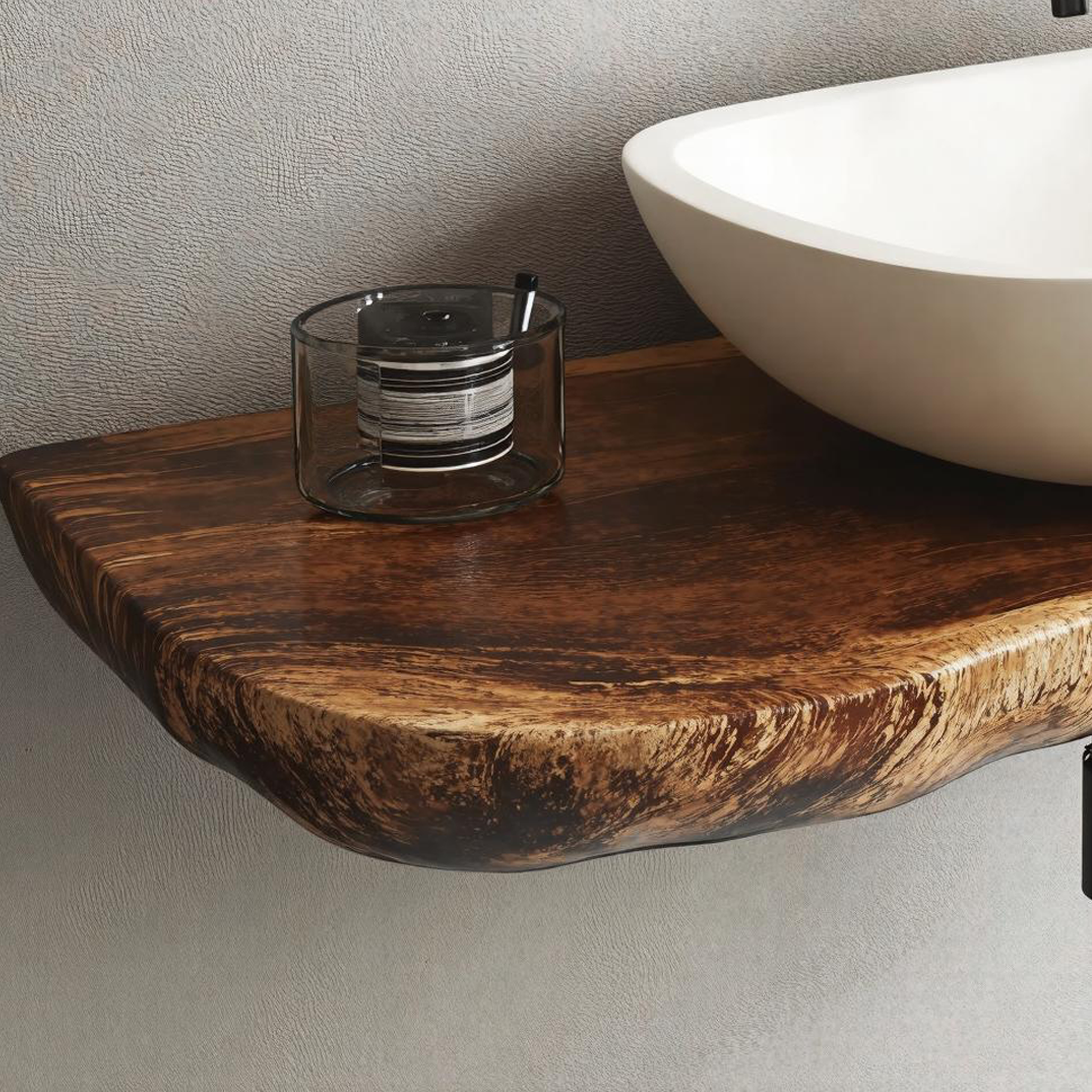Modern Floating Bathroom Vanity Shelf For Elegant Spaces SILDTBRV179