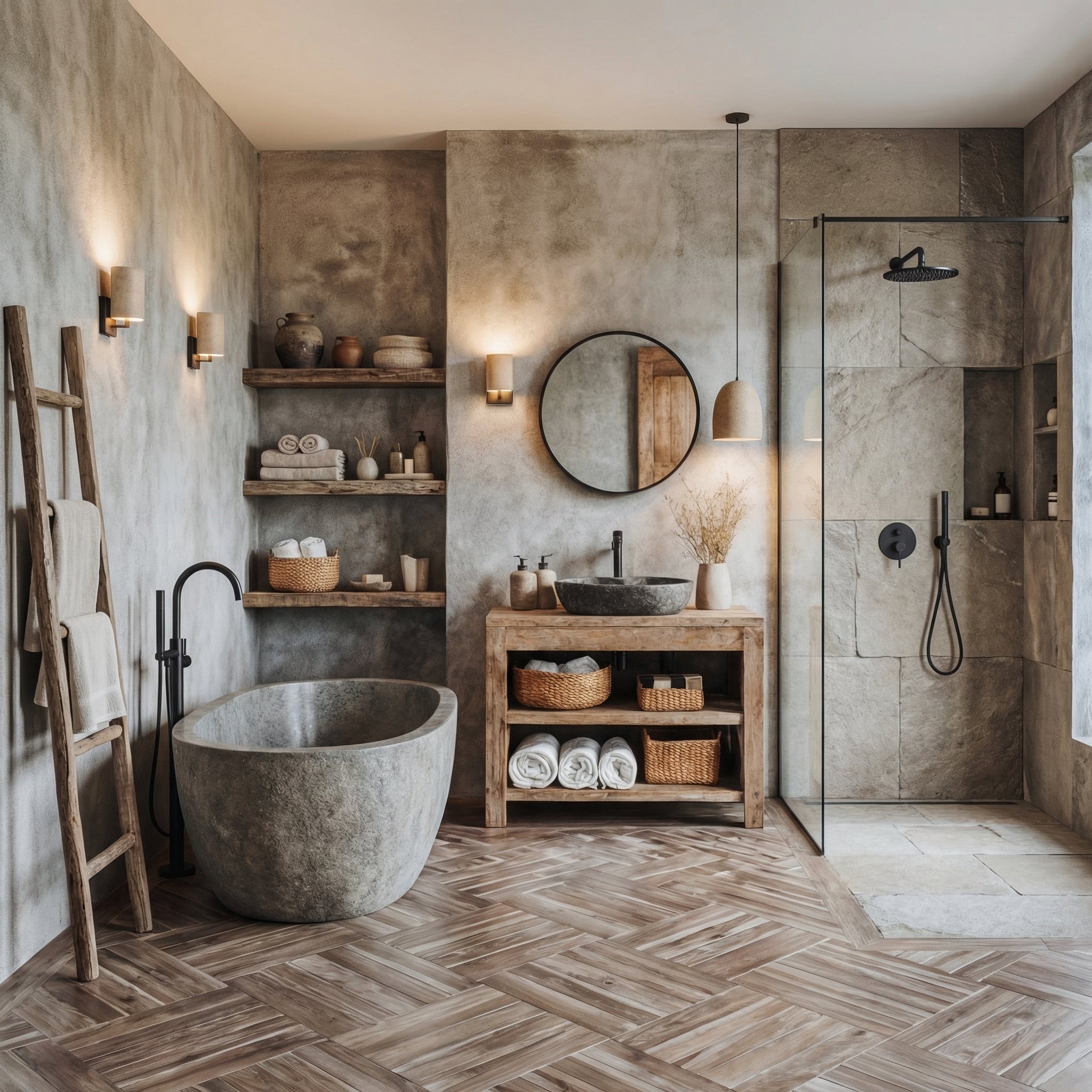 Custom Reclaimed Wood Vanity Bathroom SINLBRV026