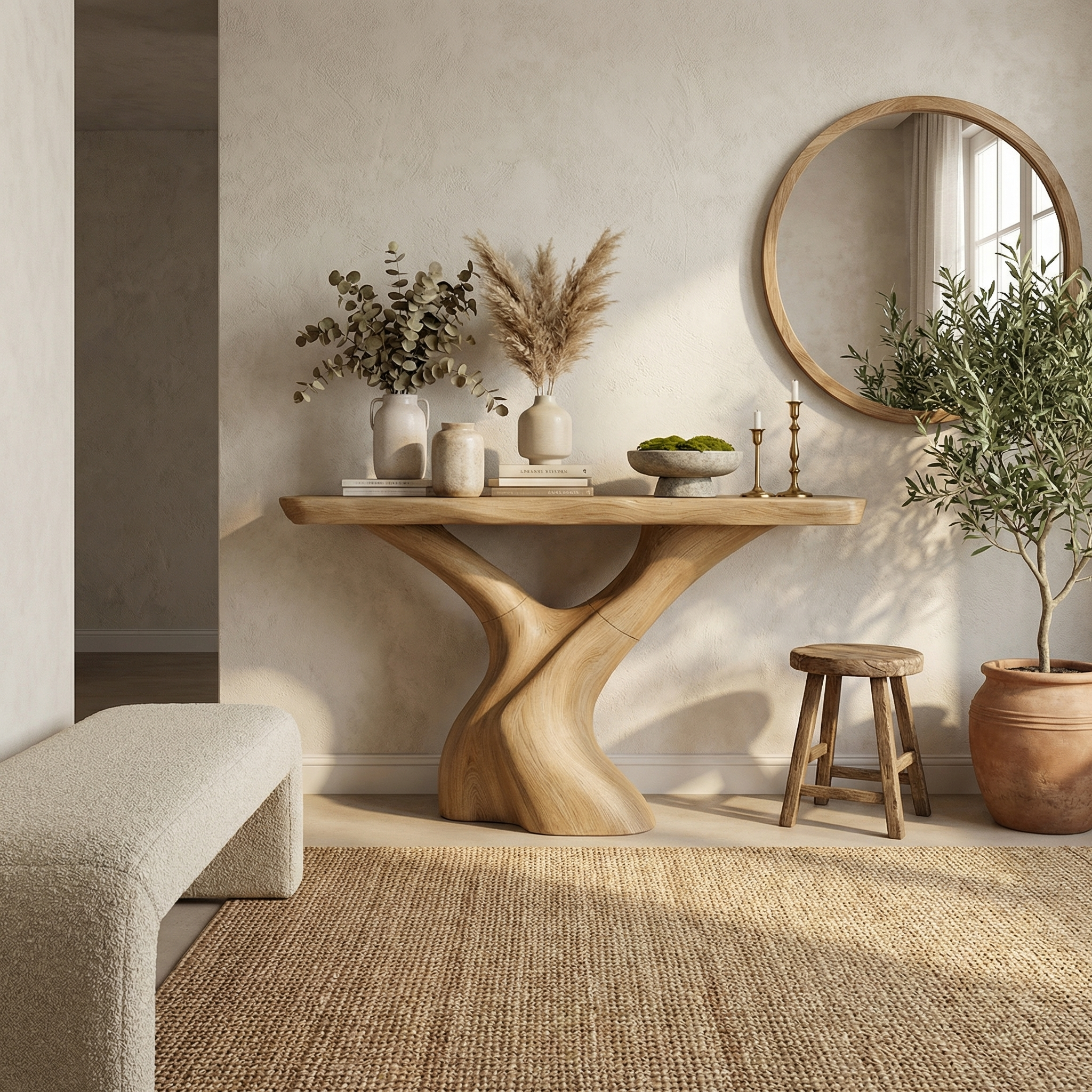 Mid Century Console Table Accent Entryway And Living Room SINLSACS024